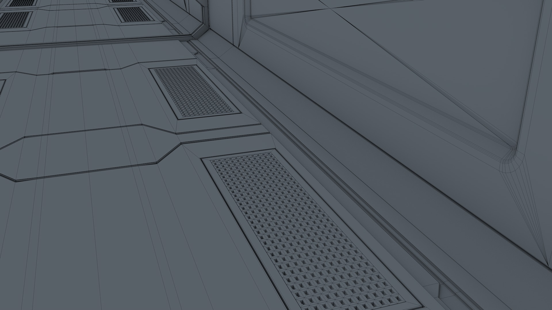 Sci Fi Corridor 3D model_9