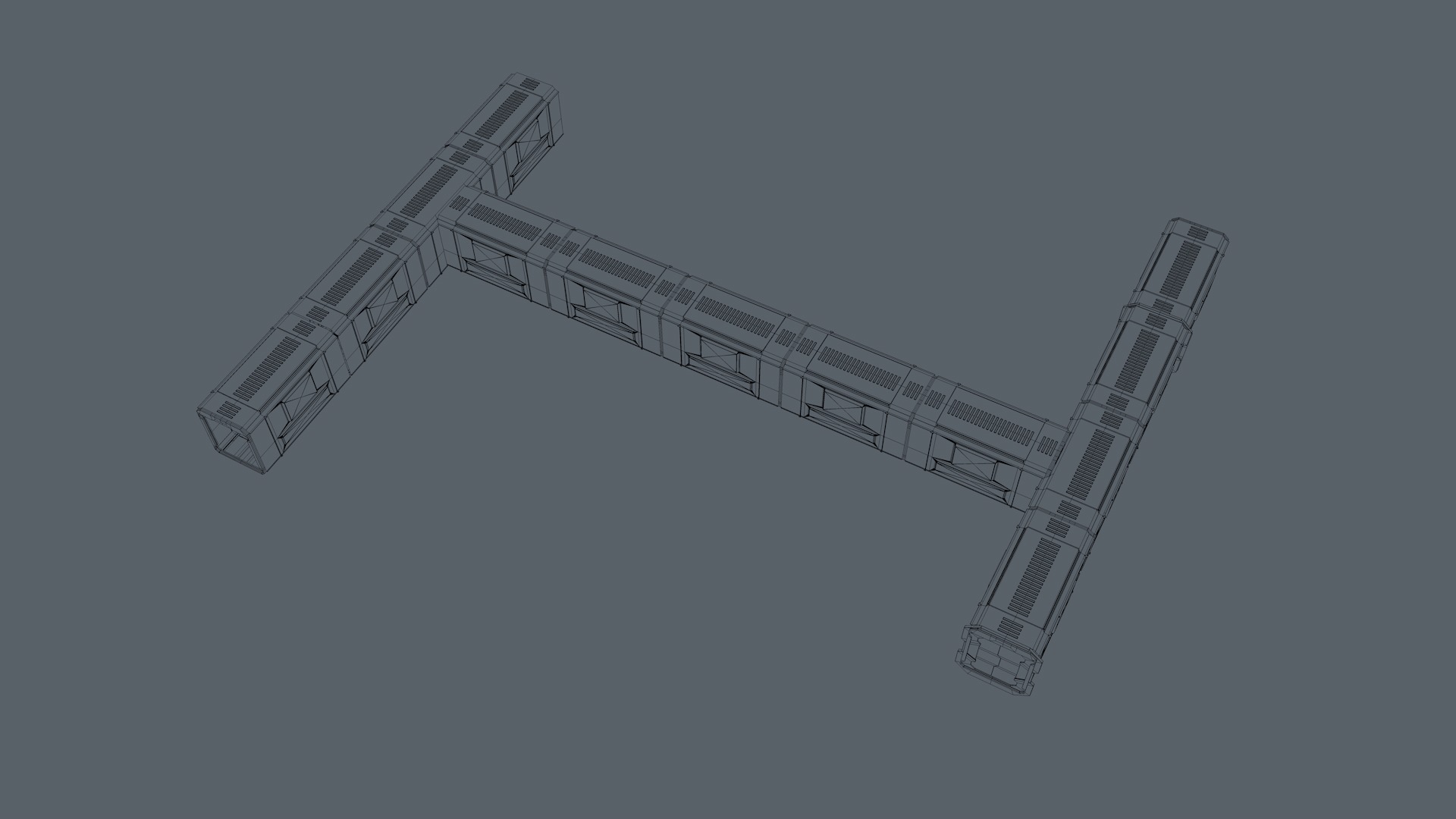 Sci Fi Corridor 3D model_15