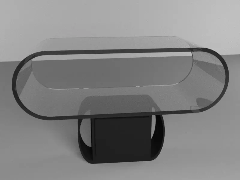 table furniture Low-poly 3D model