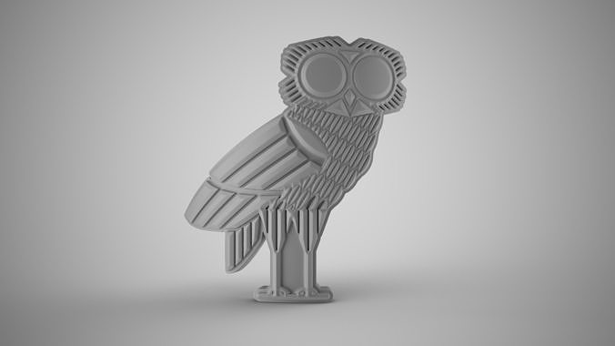 Owl Figurine 3D print model