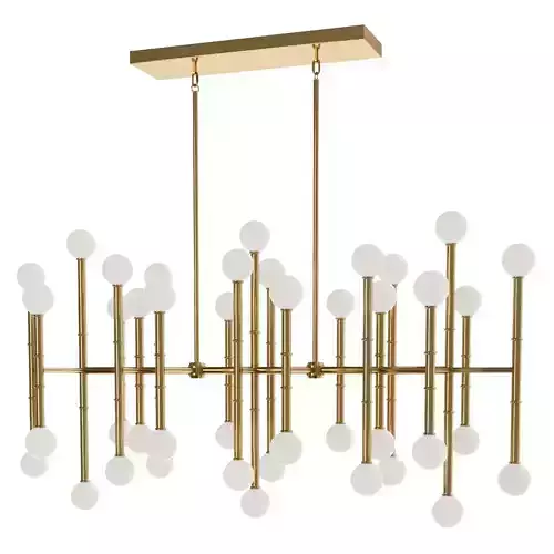 Rectangle Chandelier 3D model