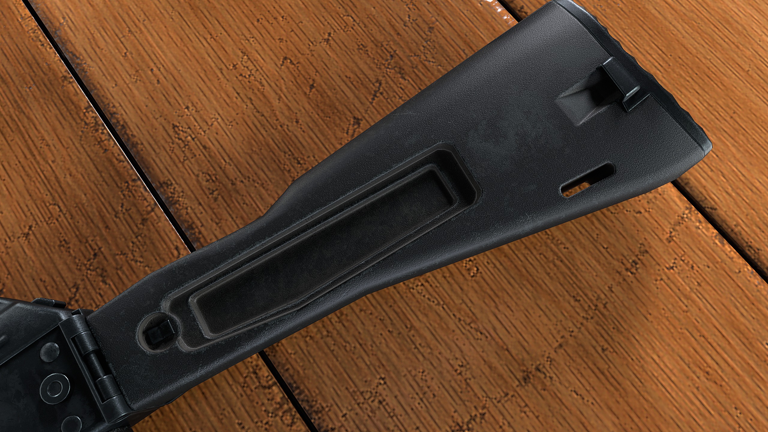 AK-74M assault rifle Low-poly 3D model_10