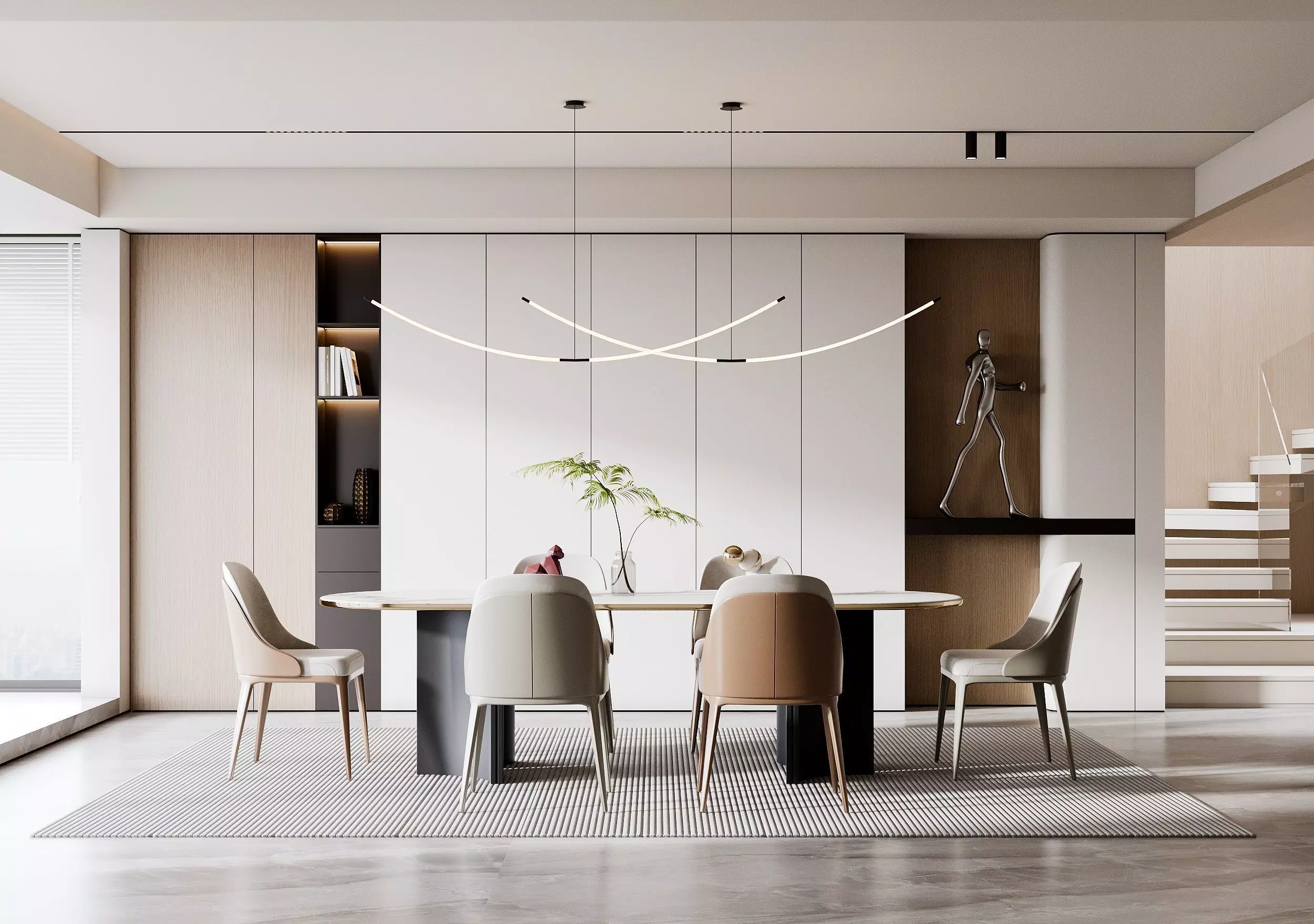 Modern Style Livingroom 3D model_0