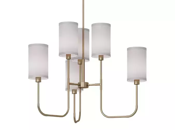 The Dantone Home Mind chandelier is small