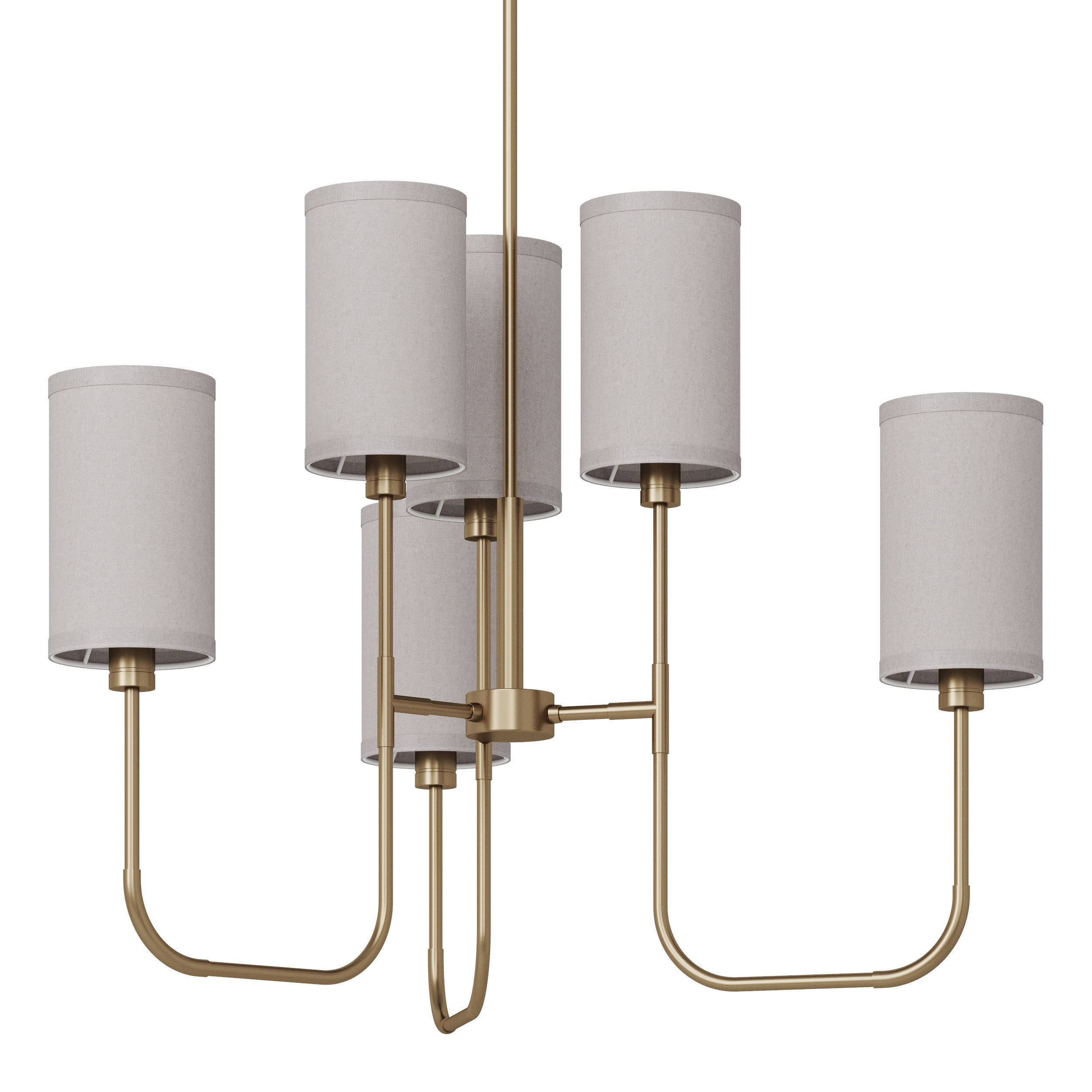 The Dantone Home Mind chandelier is small 3D model_1