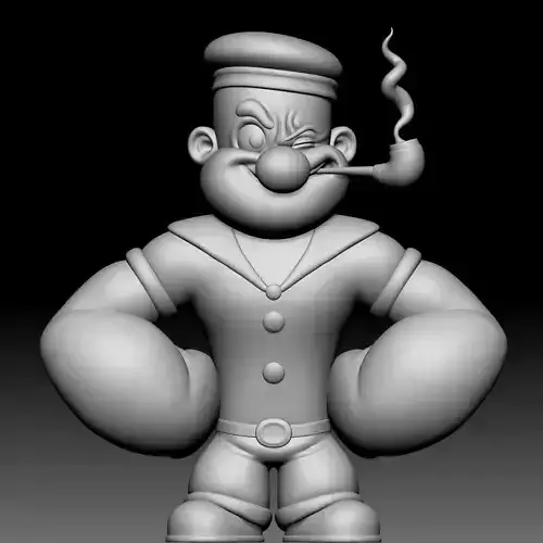 Popeye The Sailor Man 010 3D print model