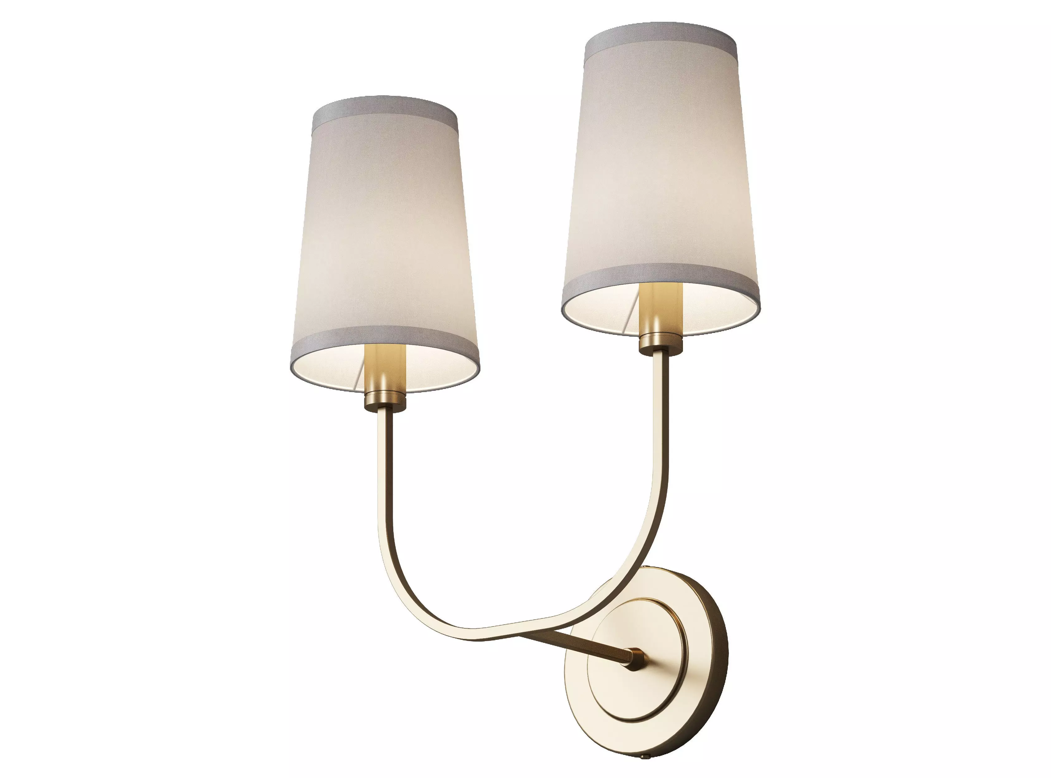 Dantone Home Placid double sconce 3D model_0