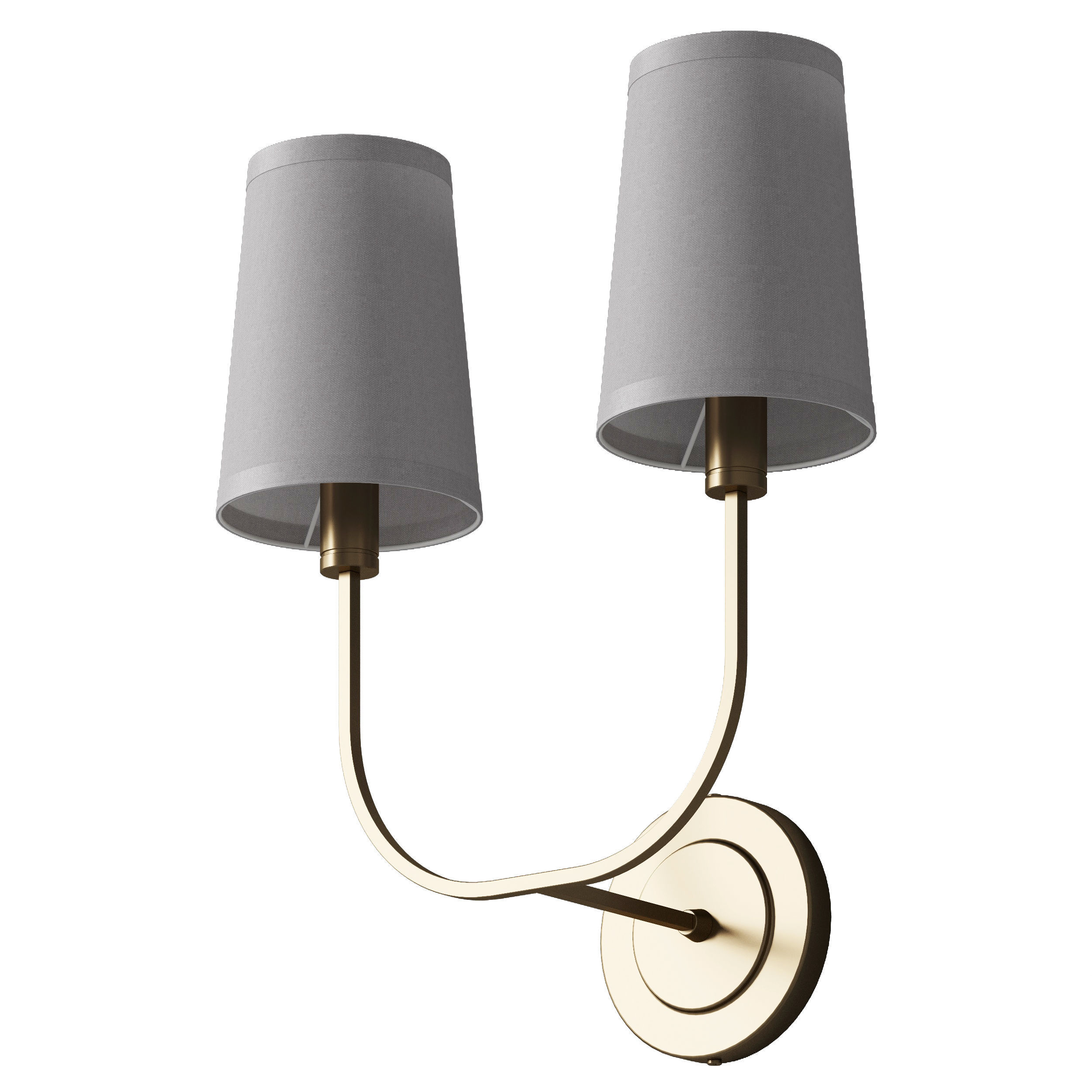Dantone Home Placid double sconce 3D model_2