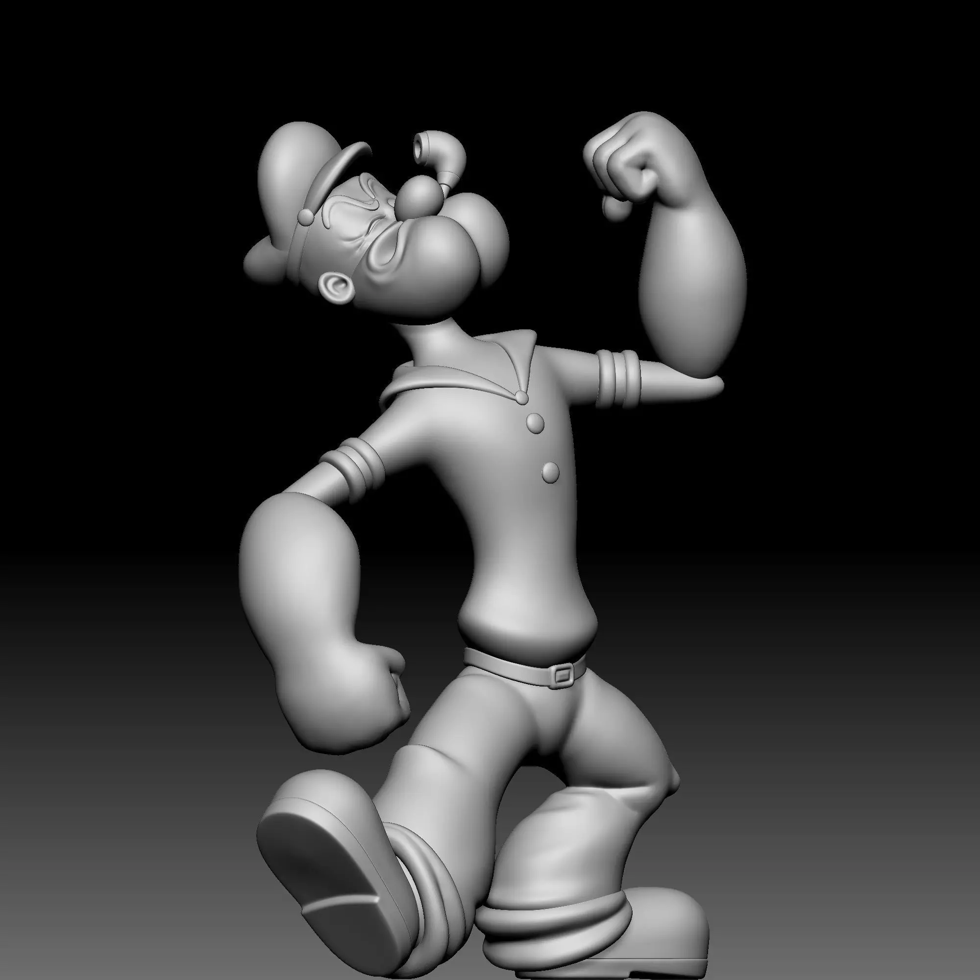 Popeye The Sailor Man 020 3D print model_0