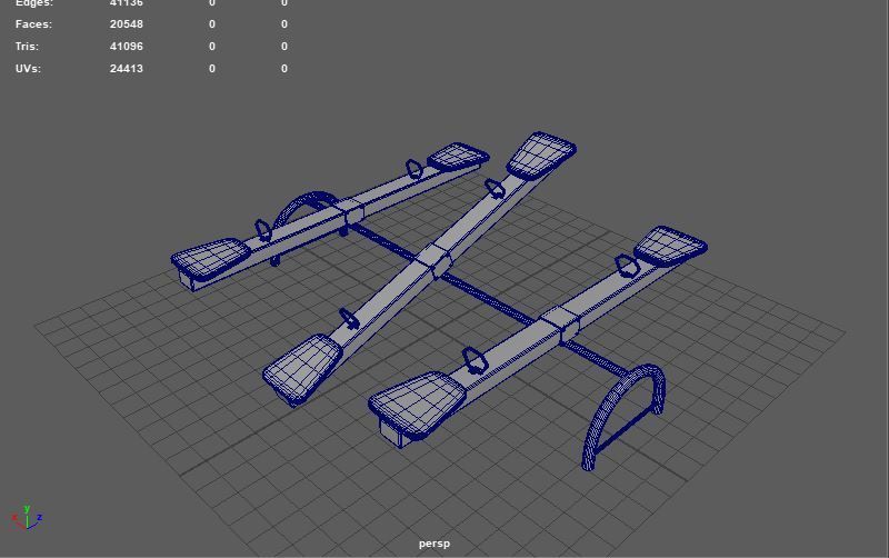 Wooden See-Saw 3D model_13