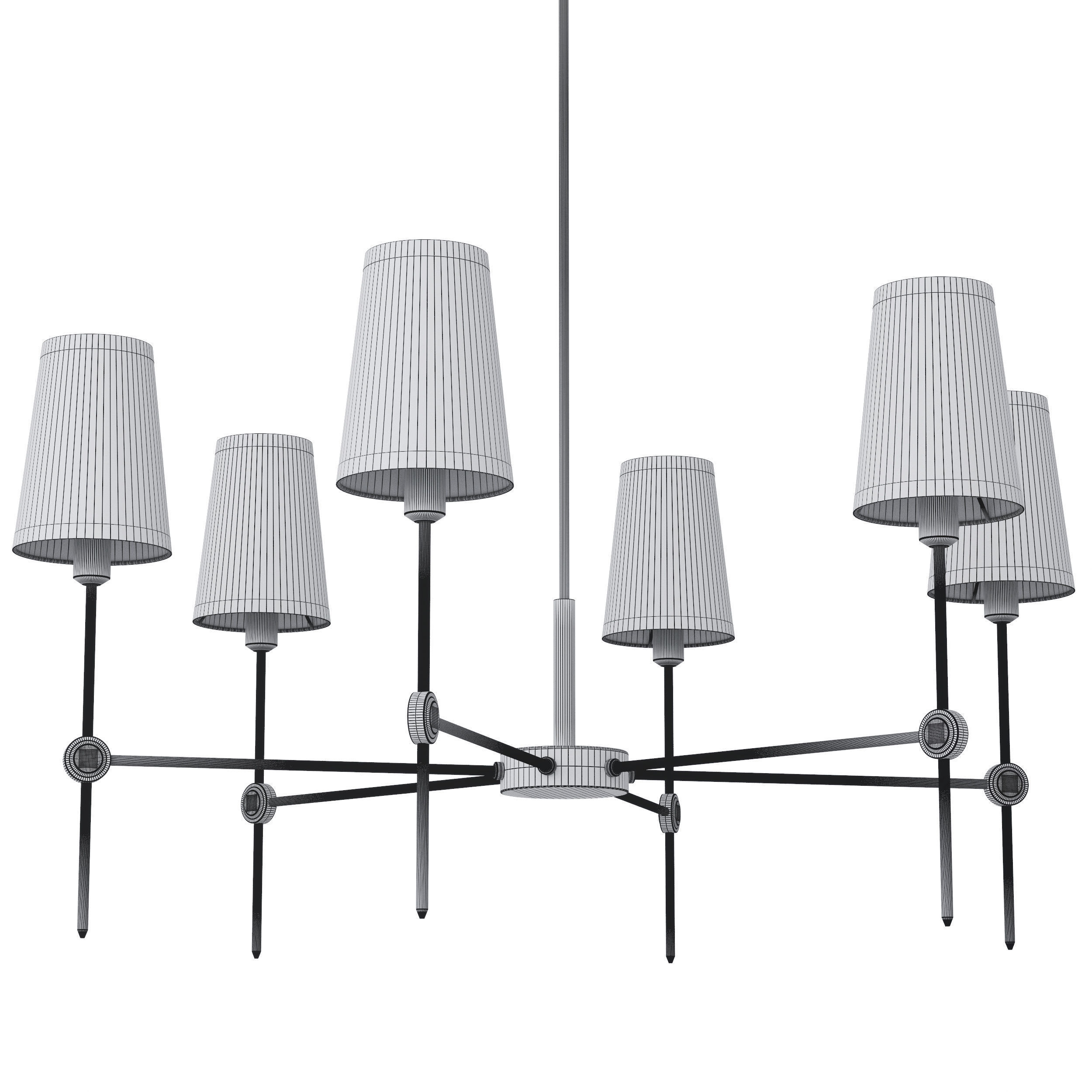 Dantone Home Point chandelier 3D model_4