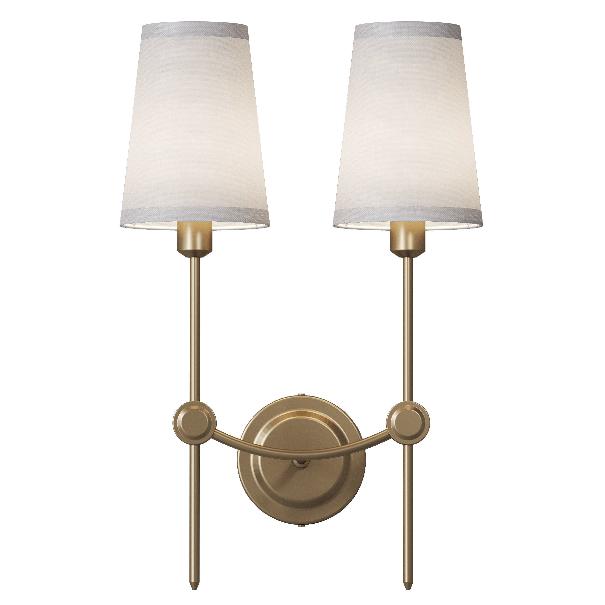 Sconce double Dantone Home Point 3D model_1