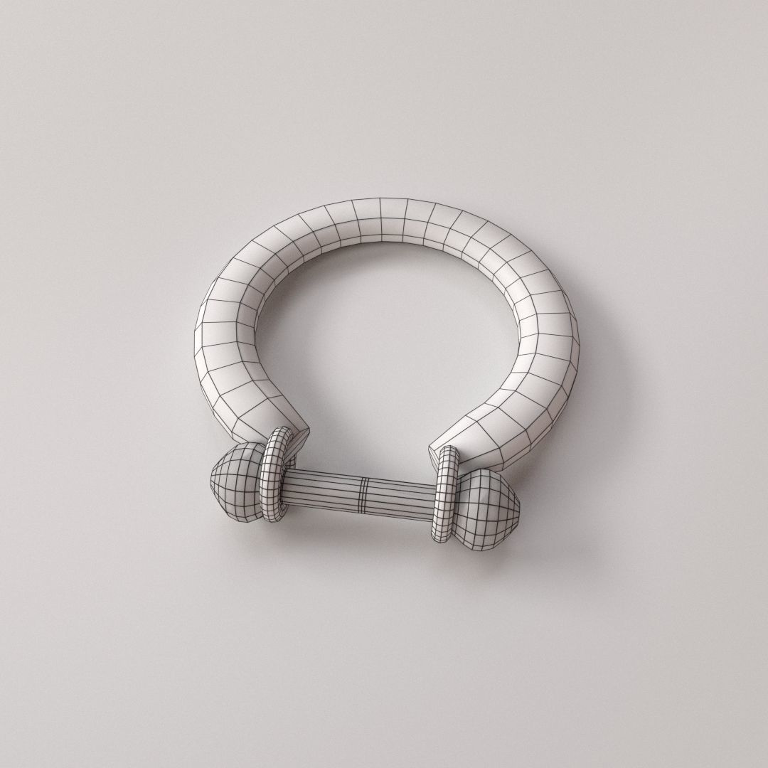 Nipple Piercing v3 3D model_4