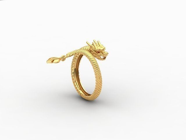 dragon ring 3D print model