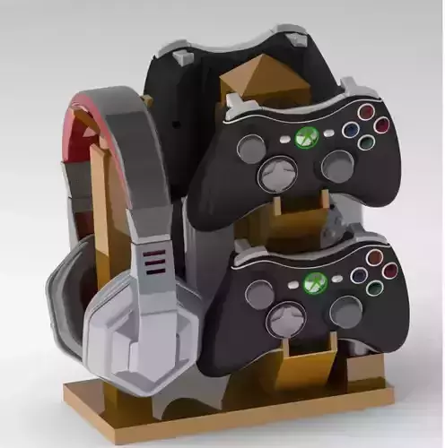 Game Controller Holder 3D print model