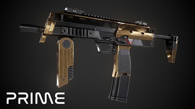 Vanguard Submachine Gun Low-poly 3D model