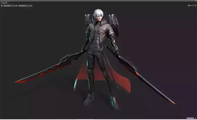 Double-edged warrior