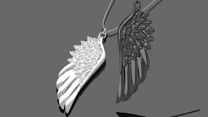 Biker Wing Unisex Pendant