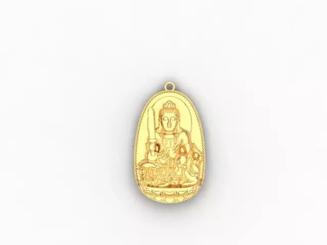 Buddha pendant 3D print model