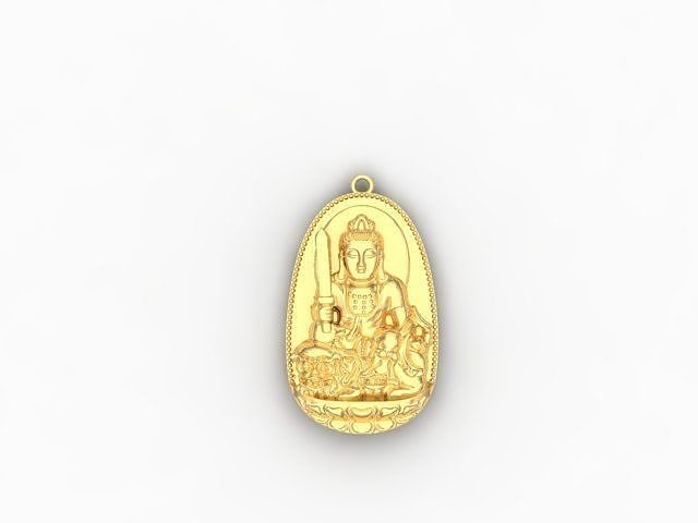 Buddha pendant 3D print model