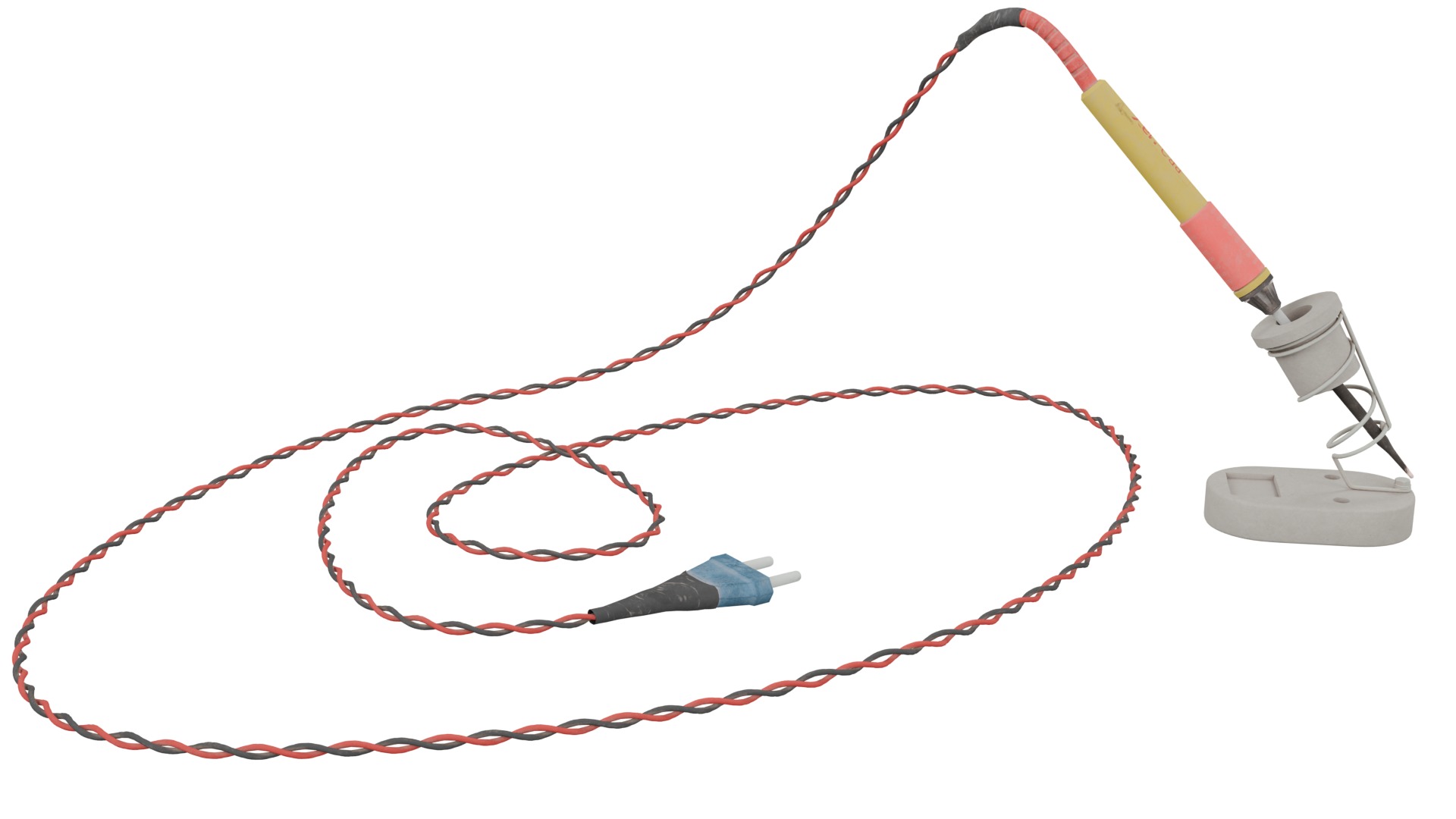 Soldering Iron 3D model_3