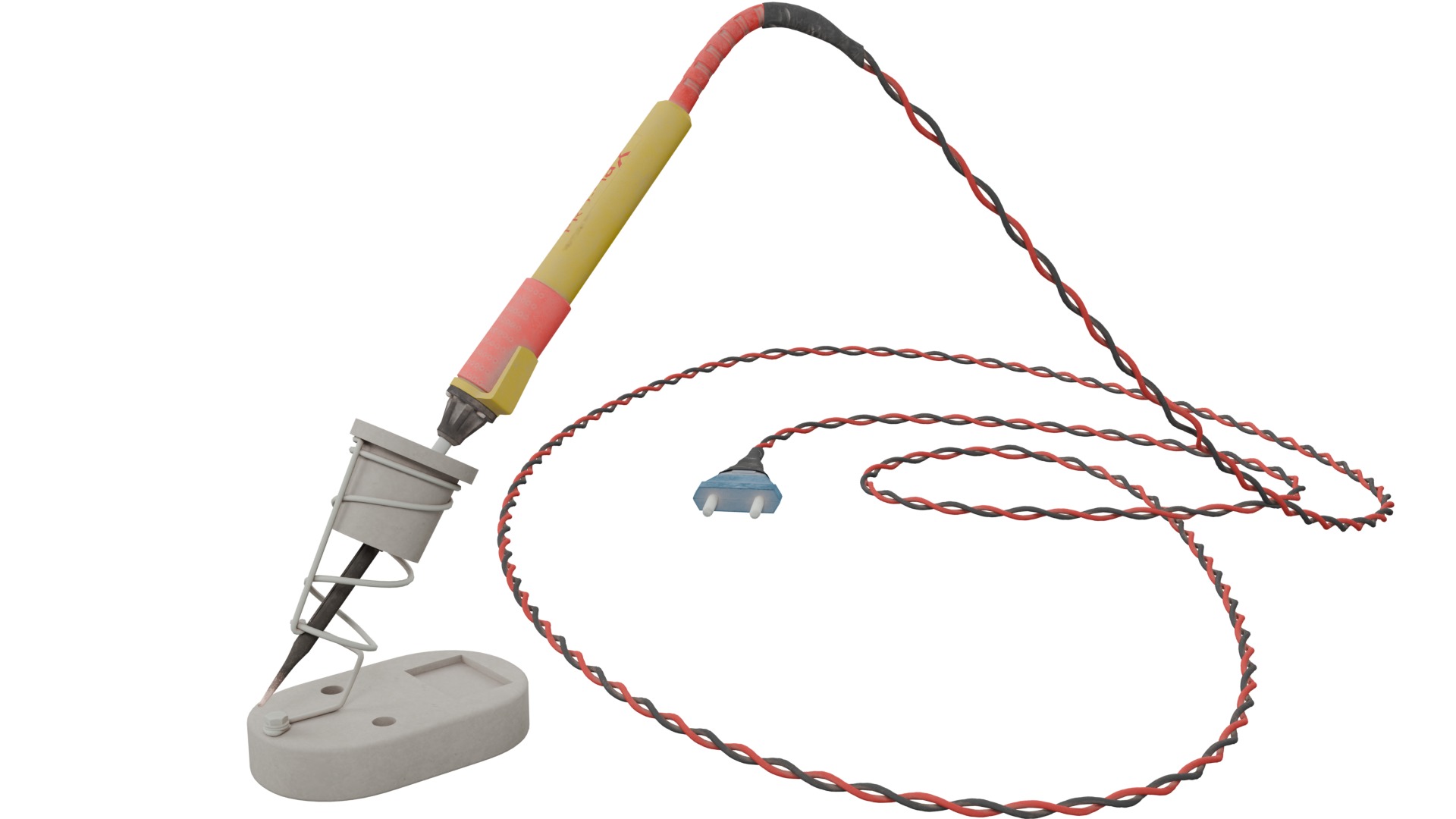 Soldering Iron 3D model_6