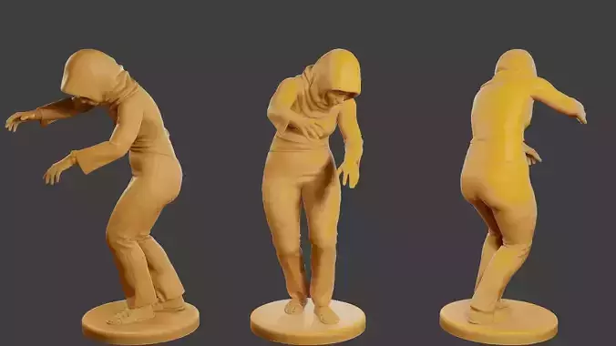 Conflict Scene Figurine Print ESFP1 001 3D print model