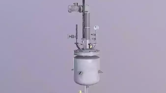 Reactor Vessel Low-poly 3D model