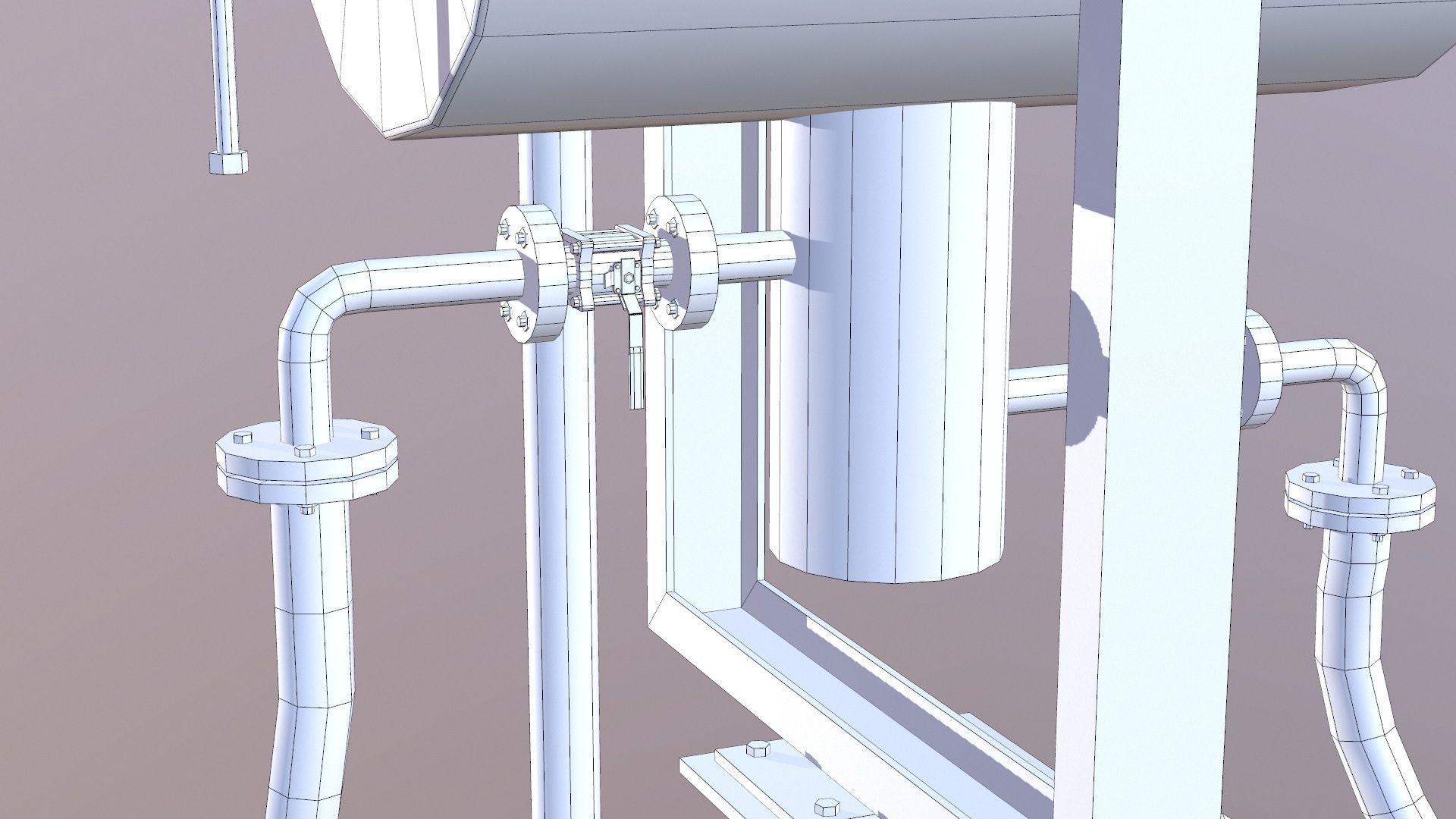 Surge Drum Low-poly 3D model_16