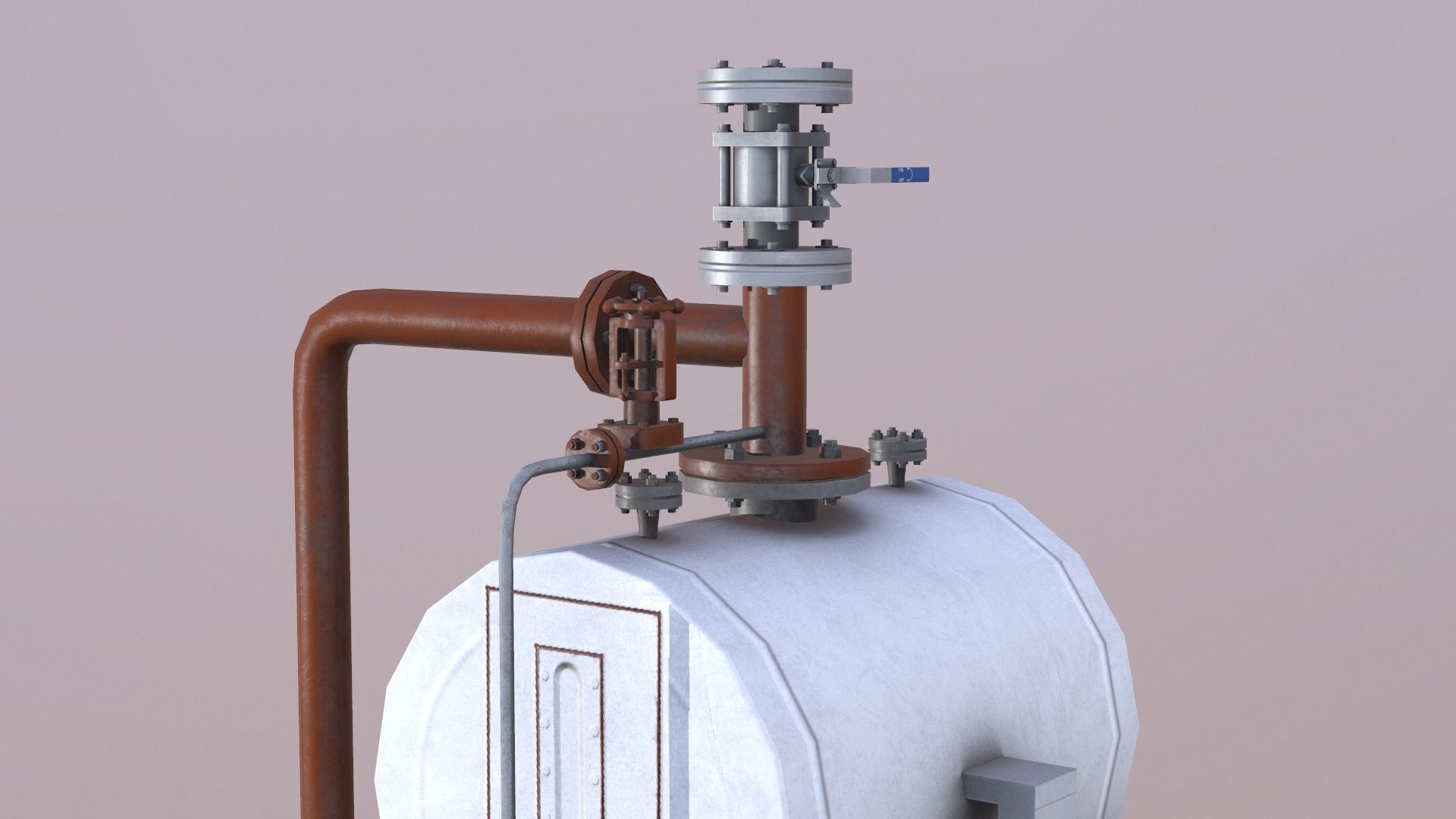 Surge Drum Low-poly 3D model_6