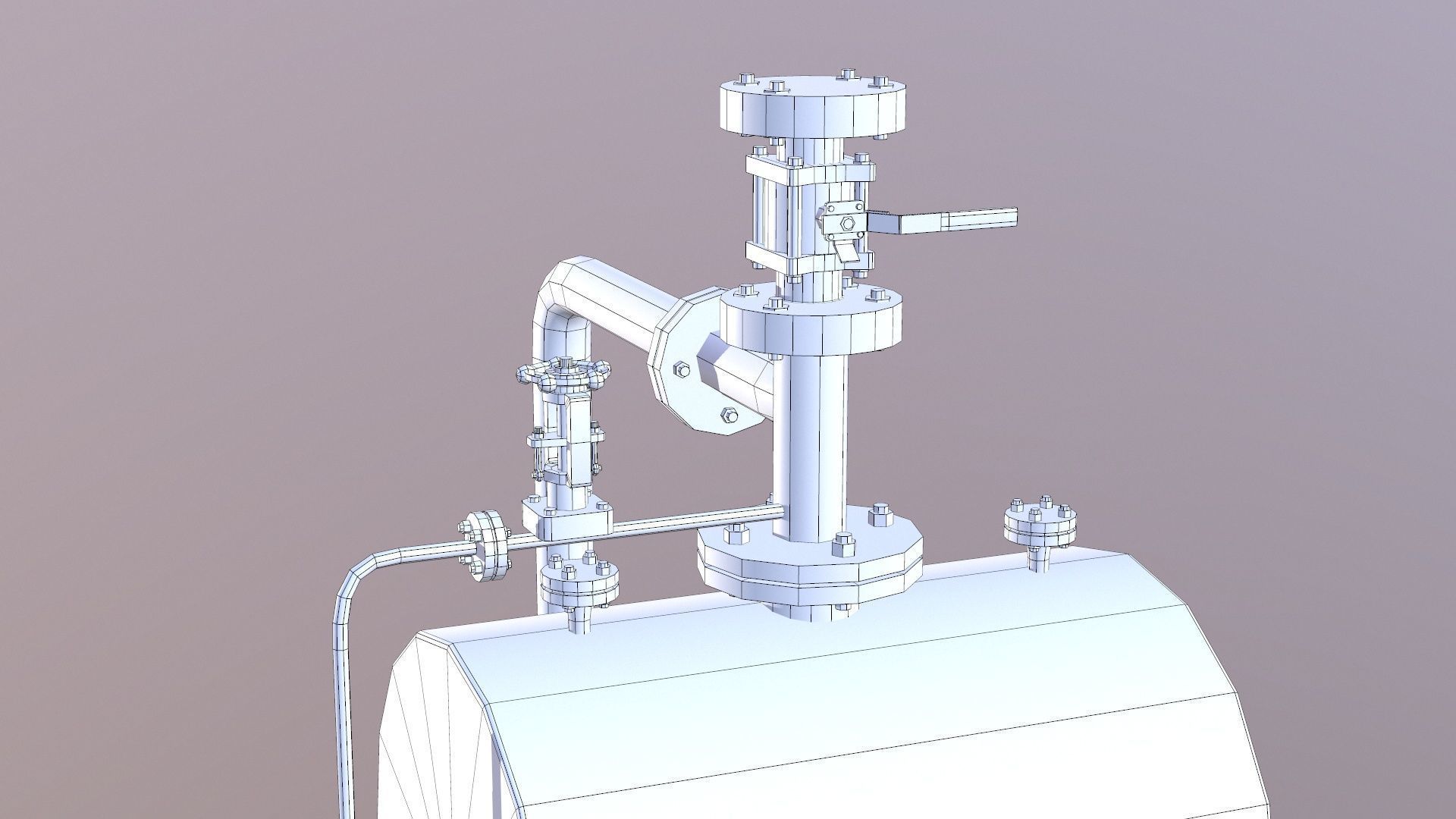 Surge Drum Low-poly 3D model_17