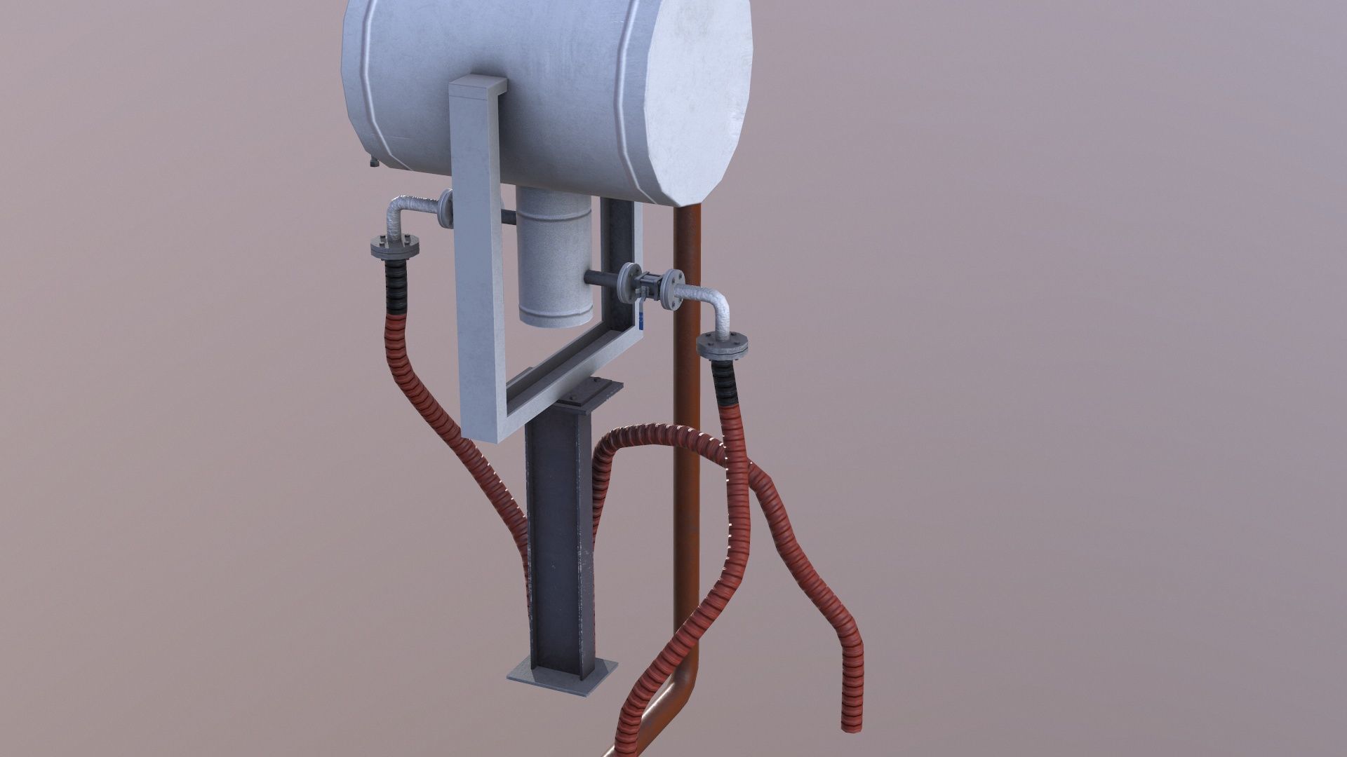 Surge Drum Low-poly 3D model_12