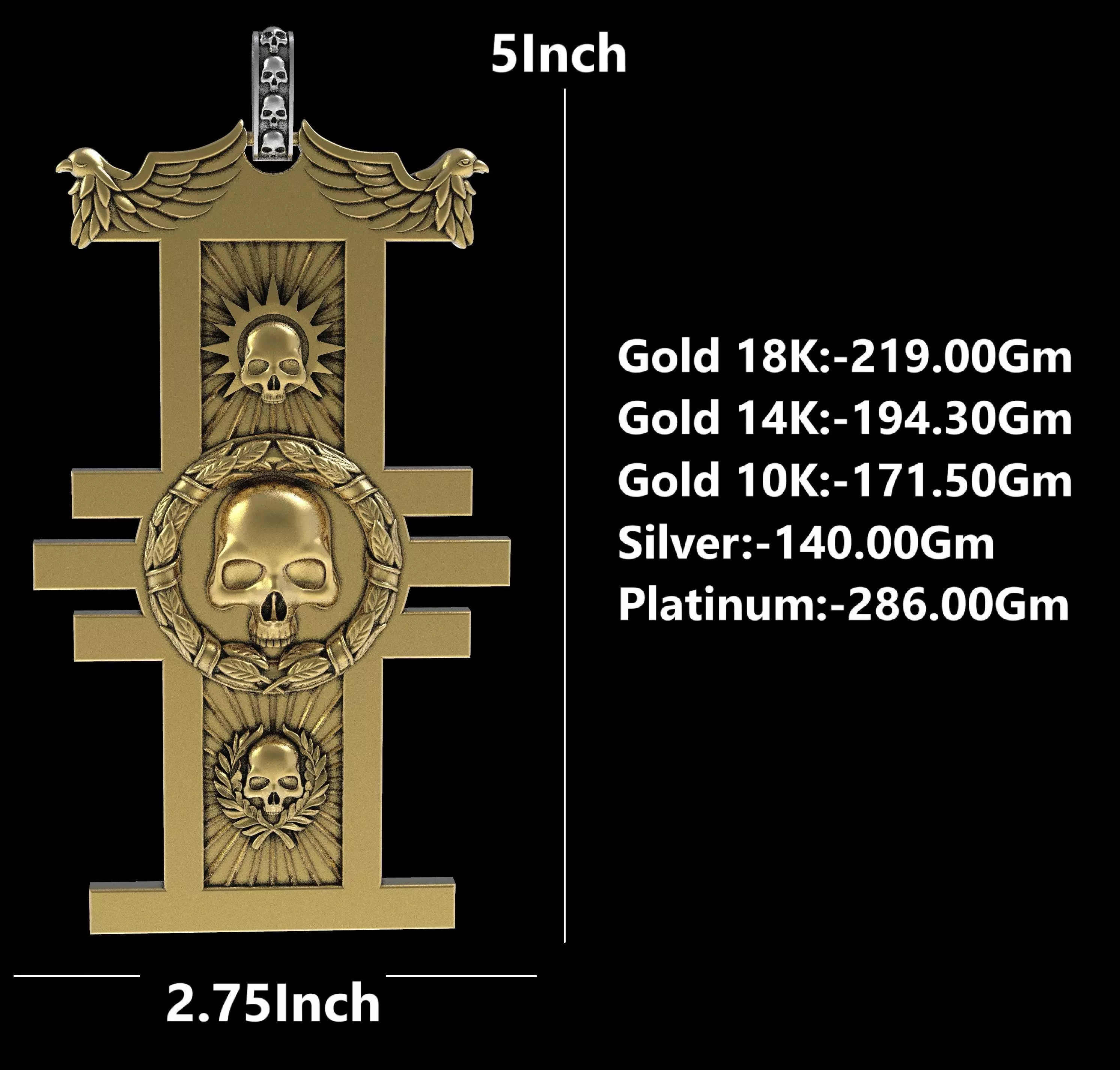 Mimir Forge Pendant 3D print model