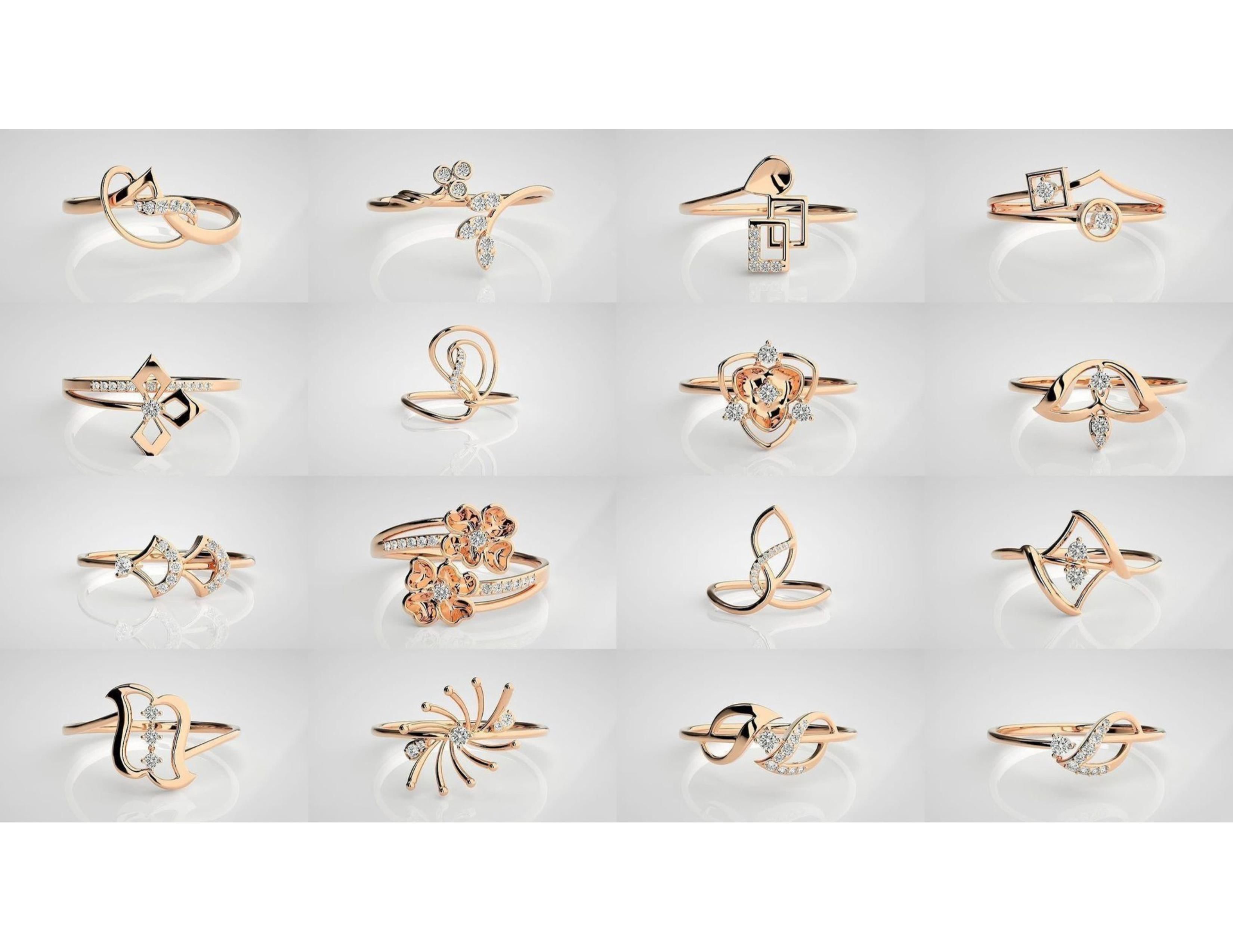 Light Weight Rings 3D print model_3