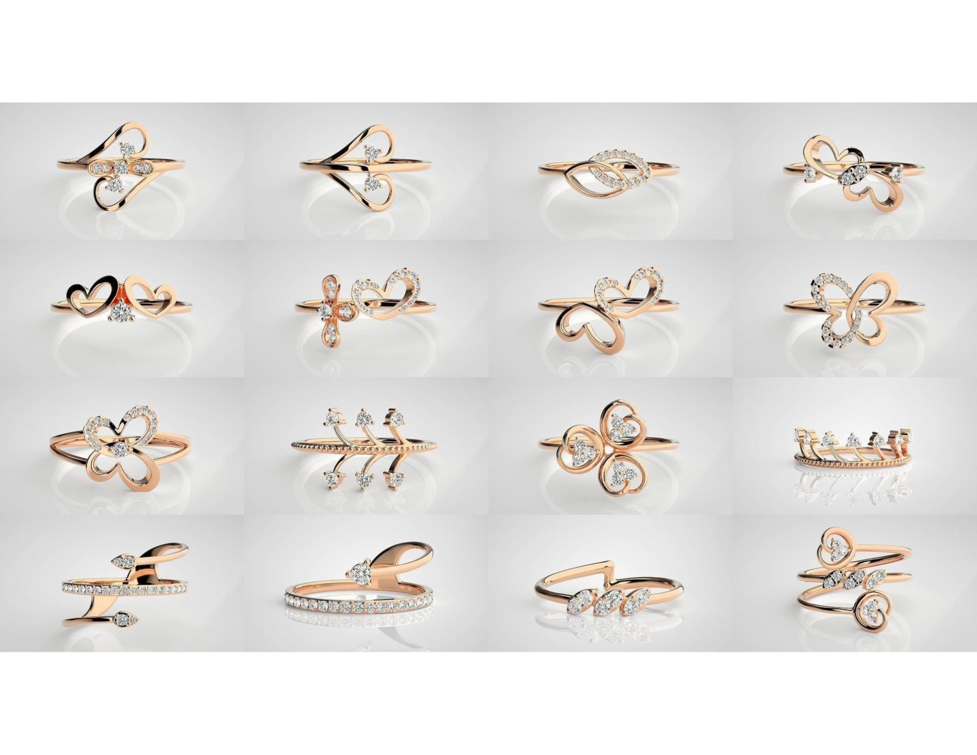 Light Weight Rings 3D print model_12