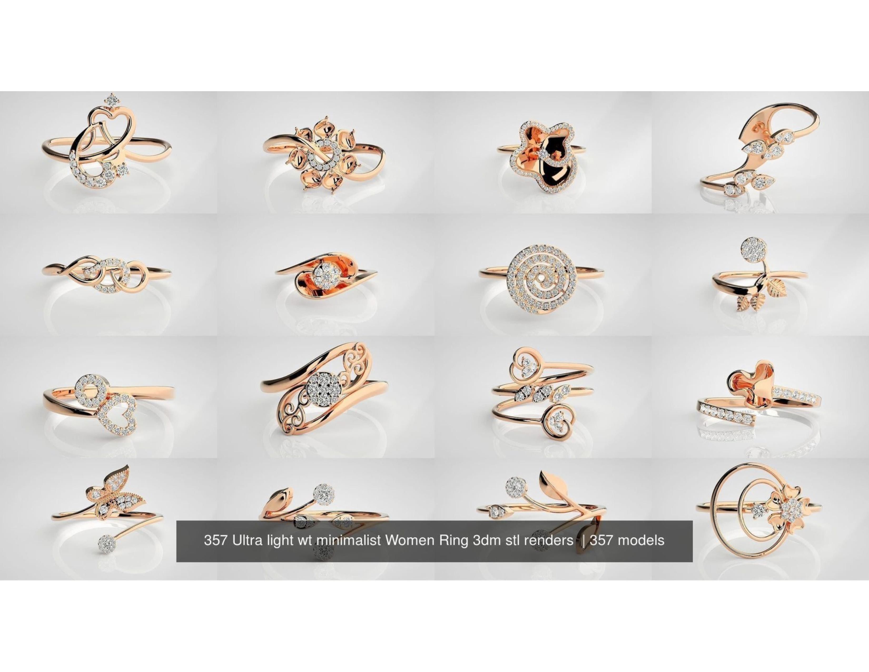 Light Weight Rings 3D print model_2