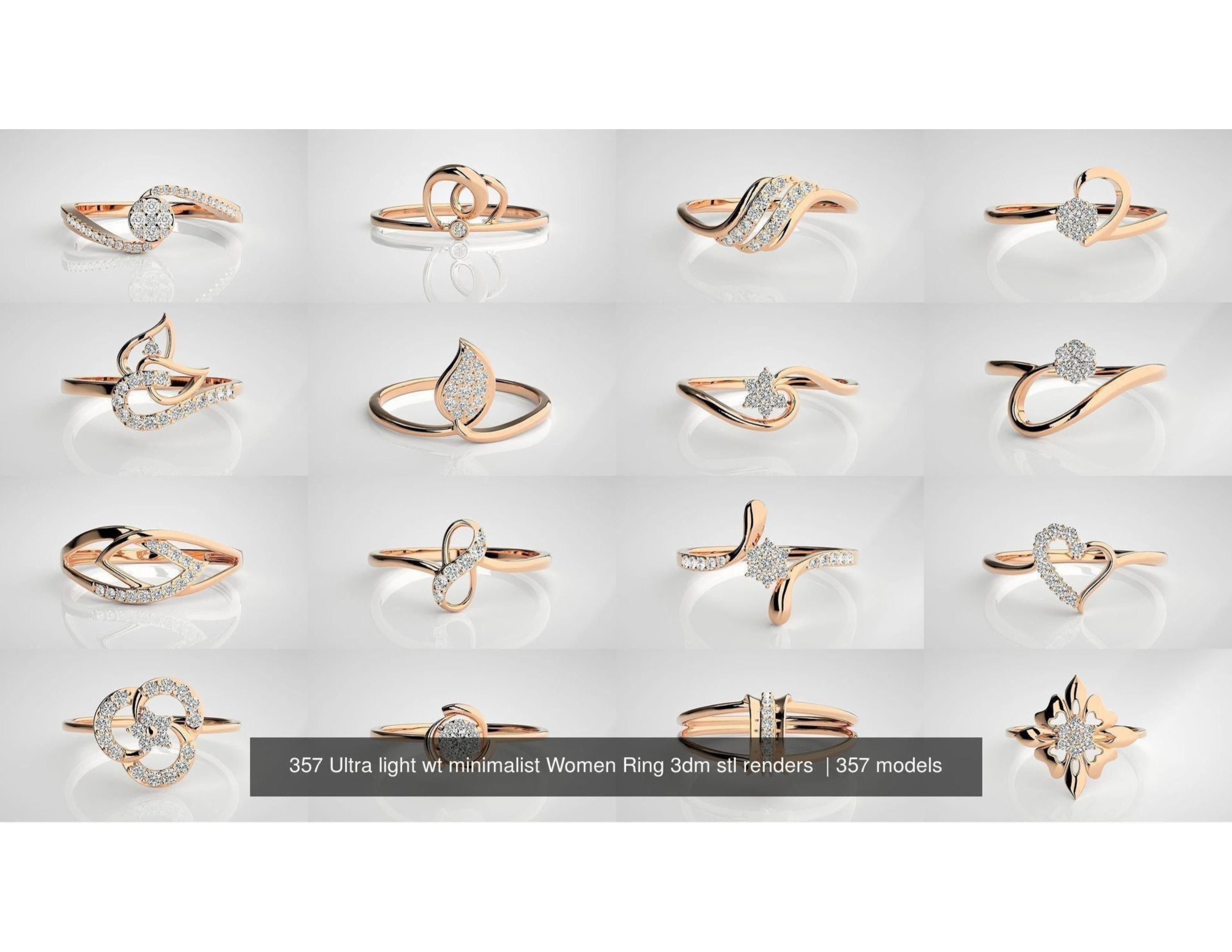 Light Weight Rings 3D print model_14