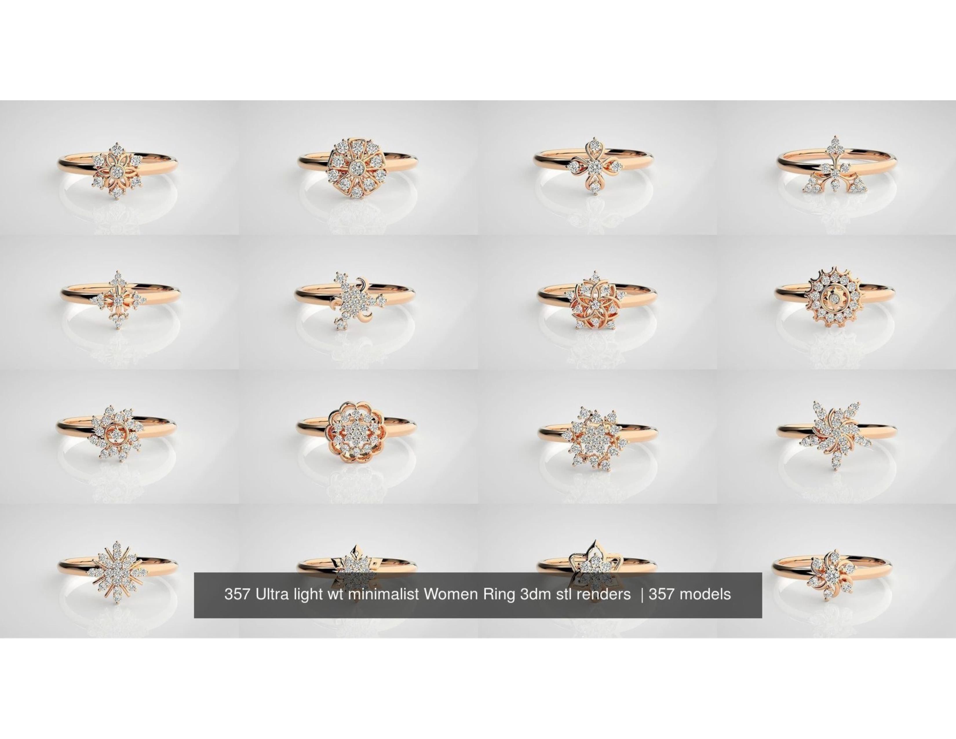 Light Weight Rings 3D print model_10