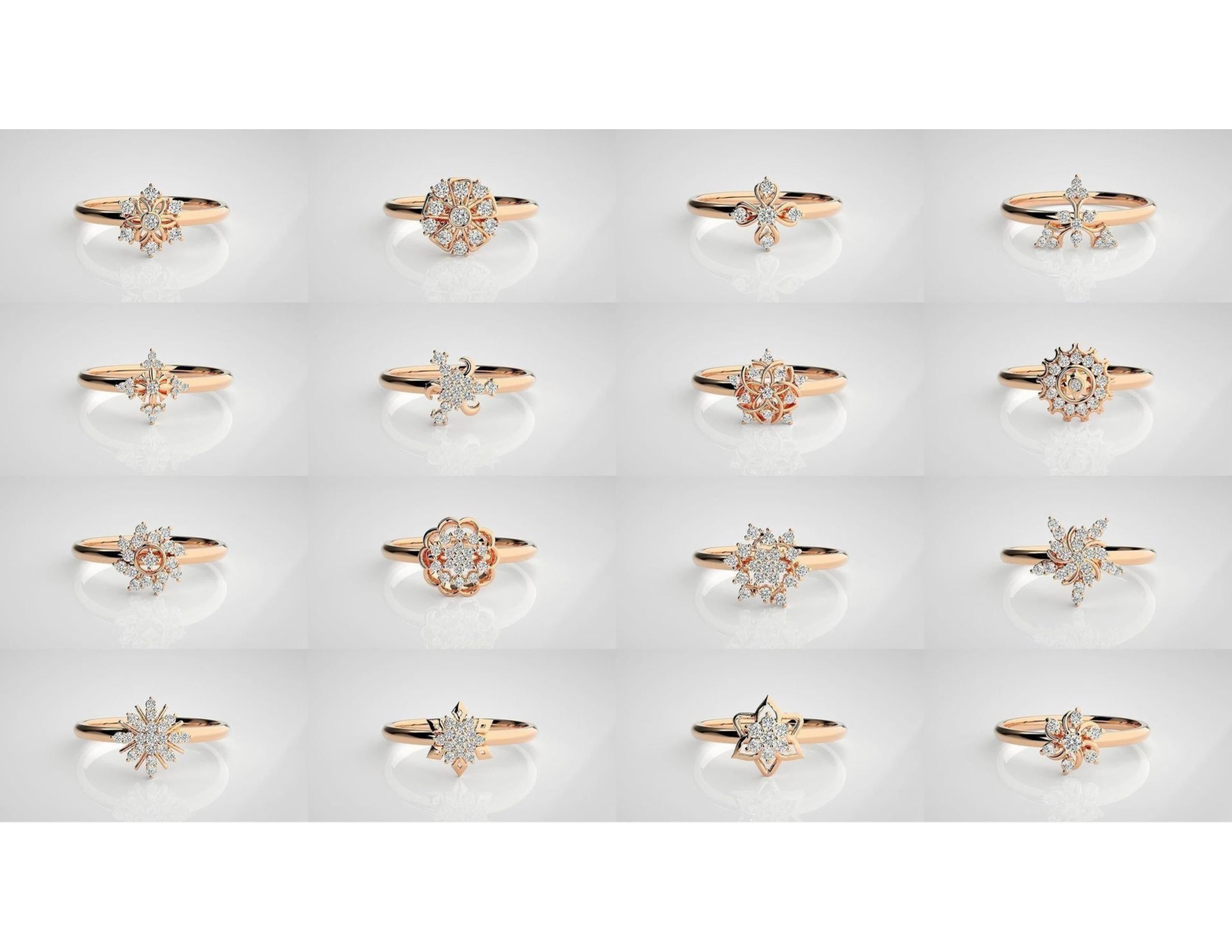 Light Weight Rings 3D print model_11