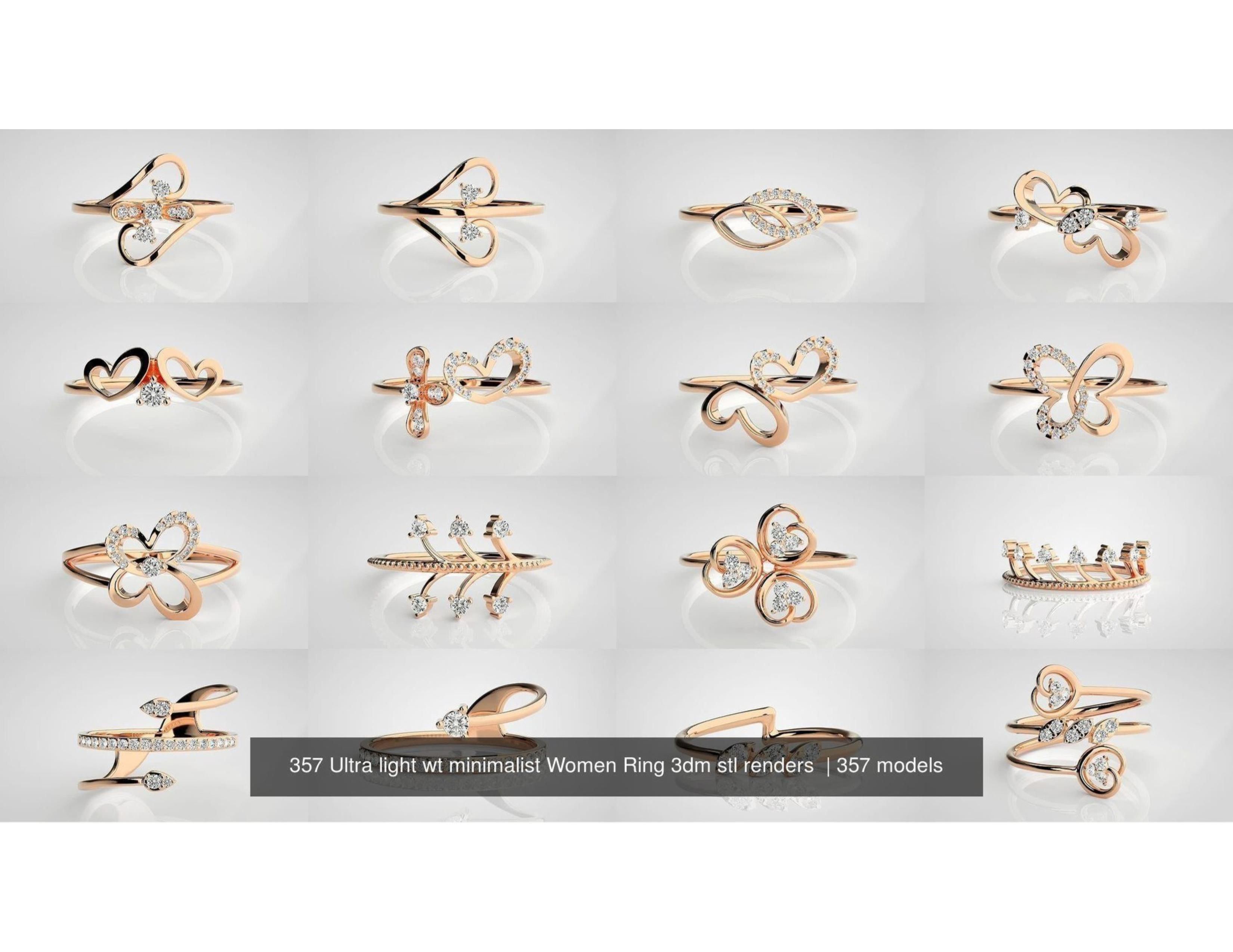 Light Weight Rings 3D print model_4