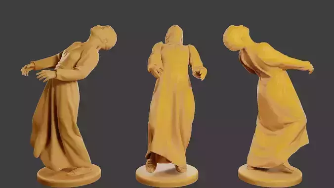 Conflict Scene Figurine Print ESFP1 003 3D print model
