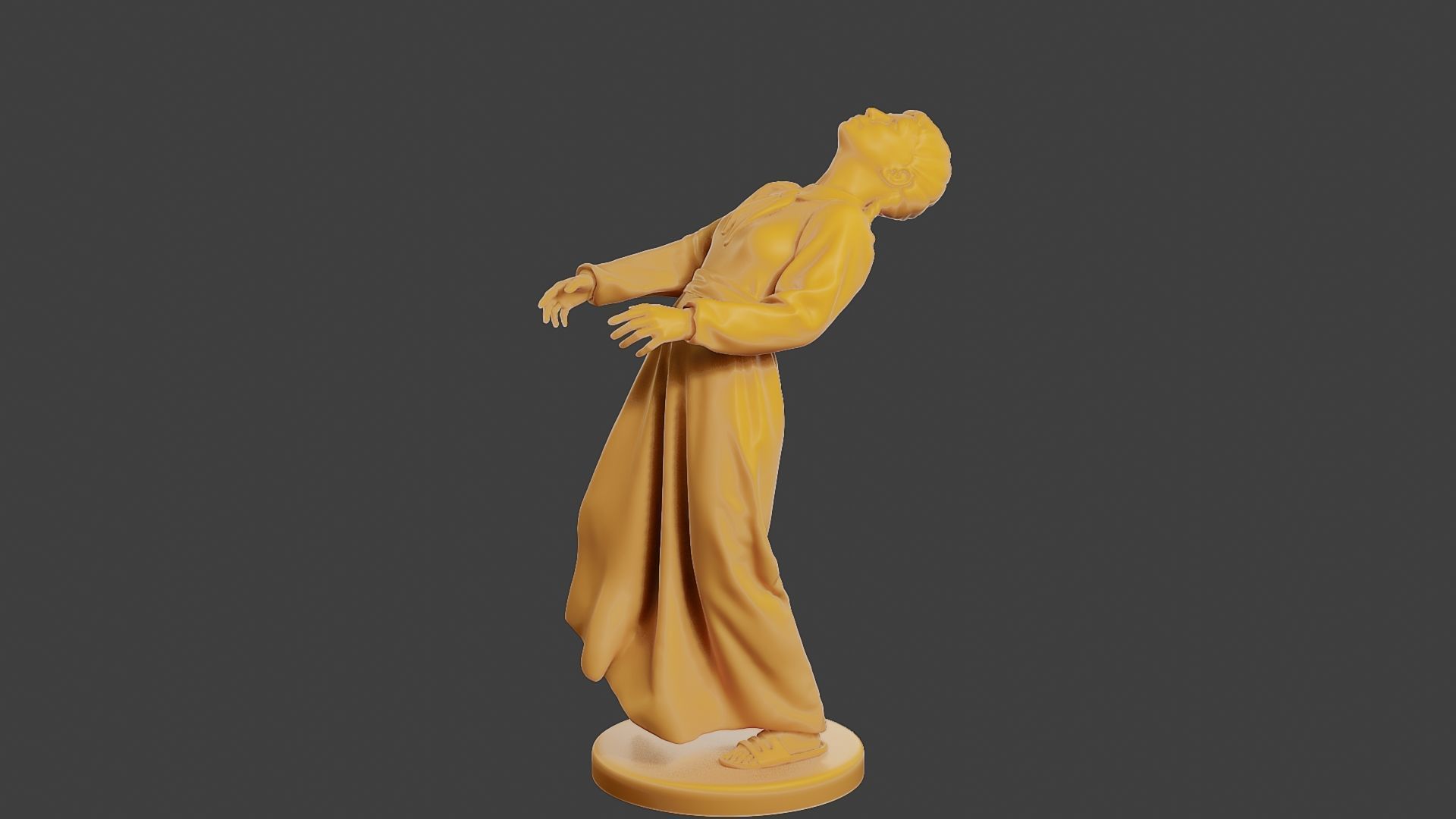 Conflict Scene Figurine Print ESFP1 003 3D print model_3