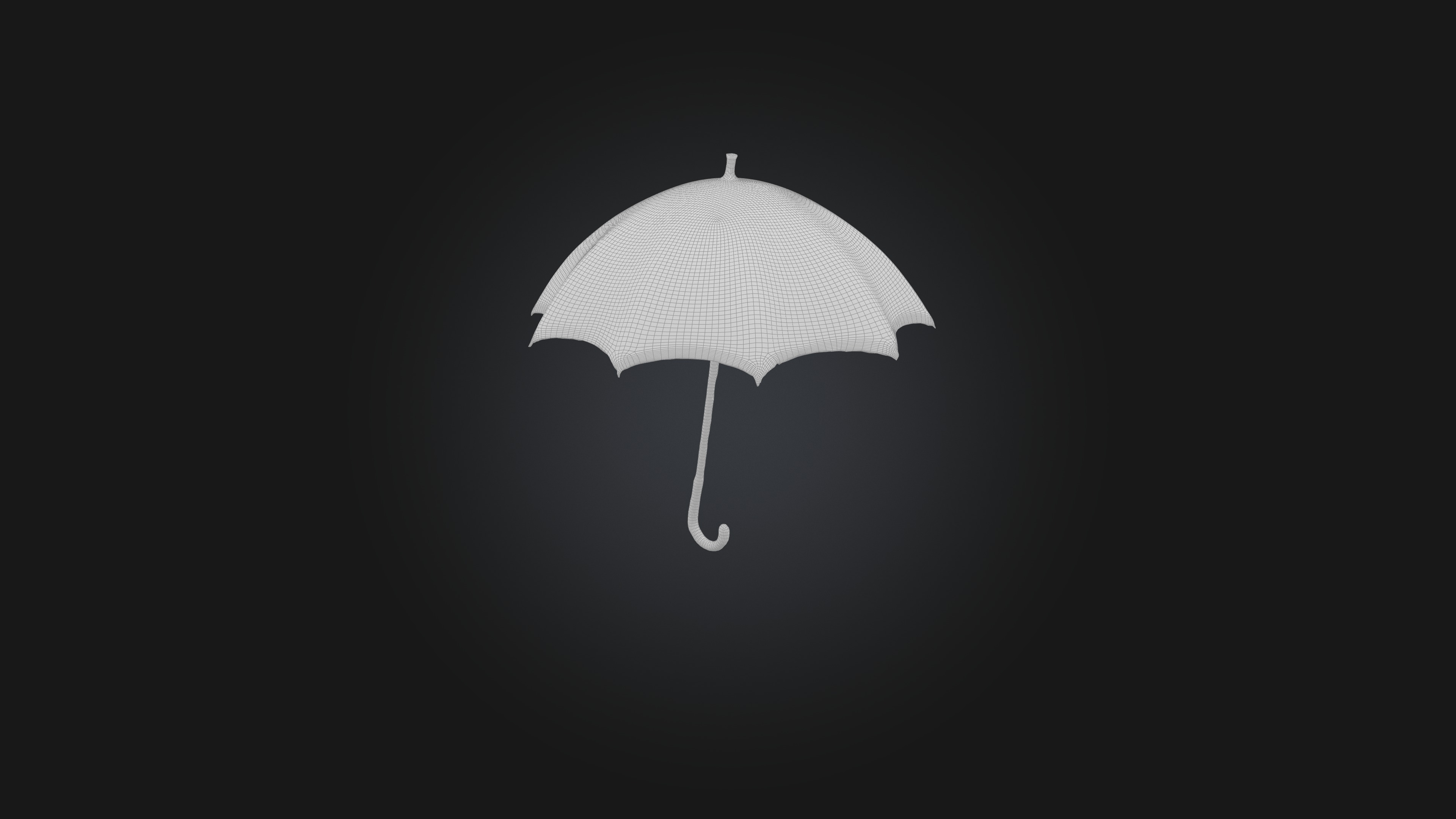 Cartoon Umbrella 3D model_6