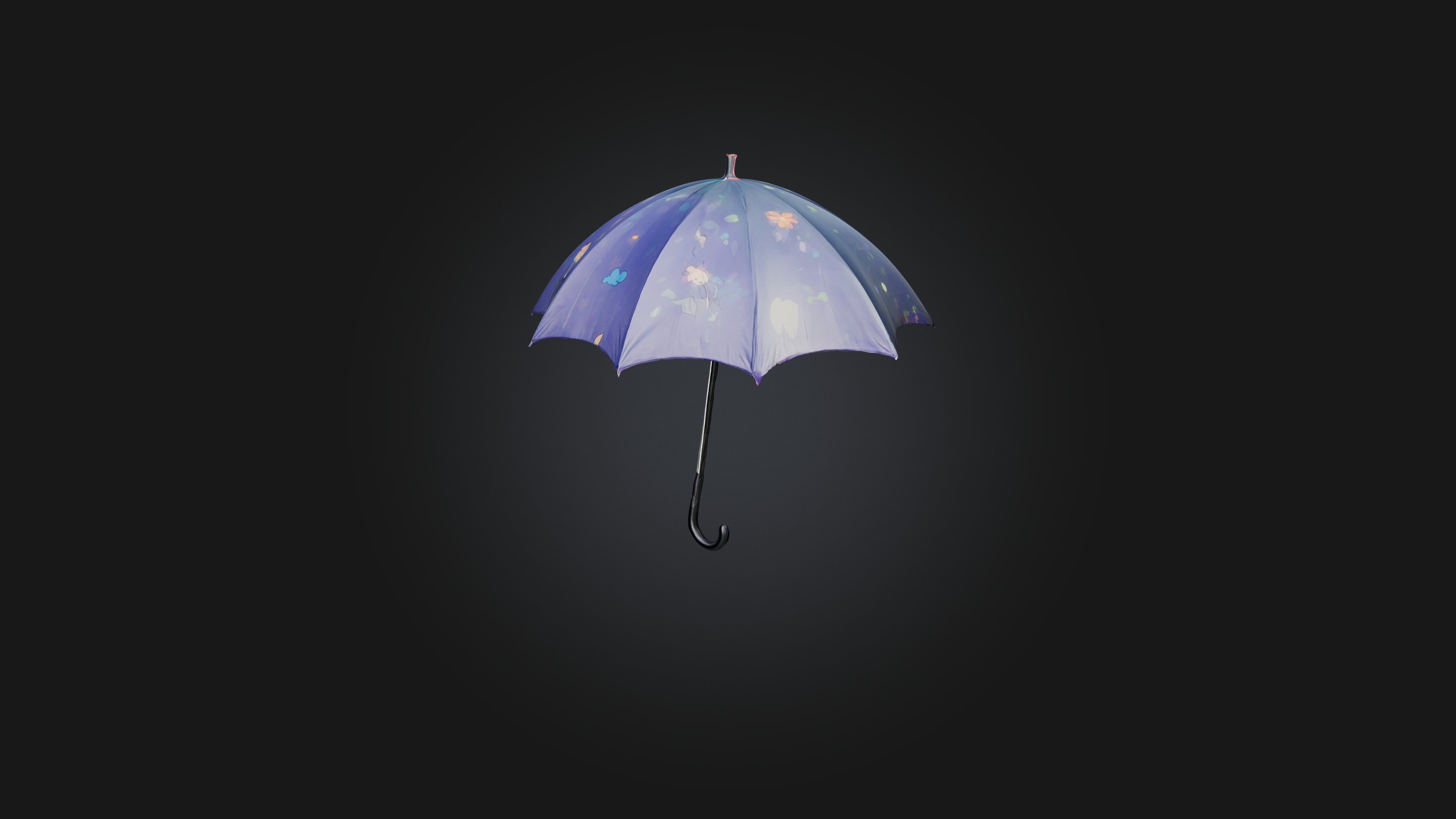 Cartoon Umbrella 3D model_5