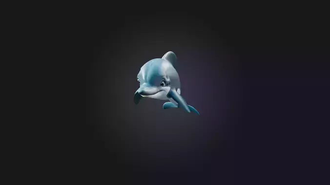 Cartoon Dolphin