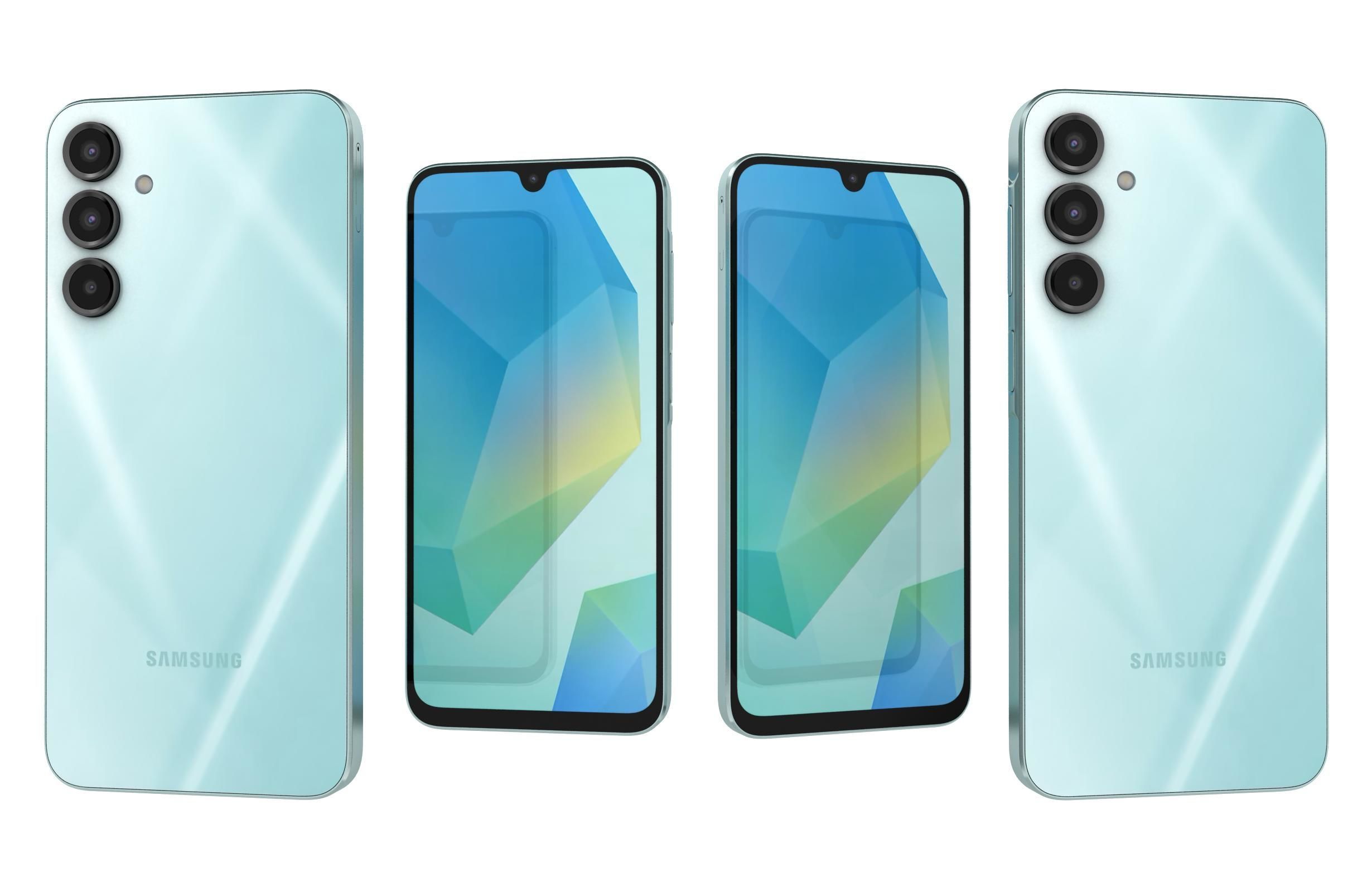 Samsung Galaxy A16 5G All Colors 3D model_4