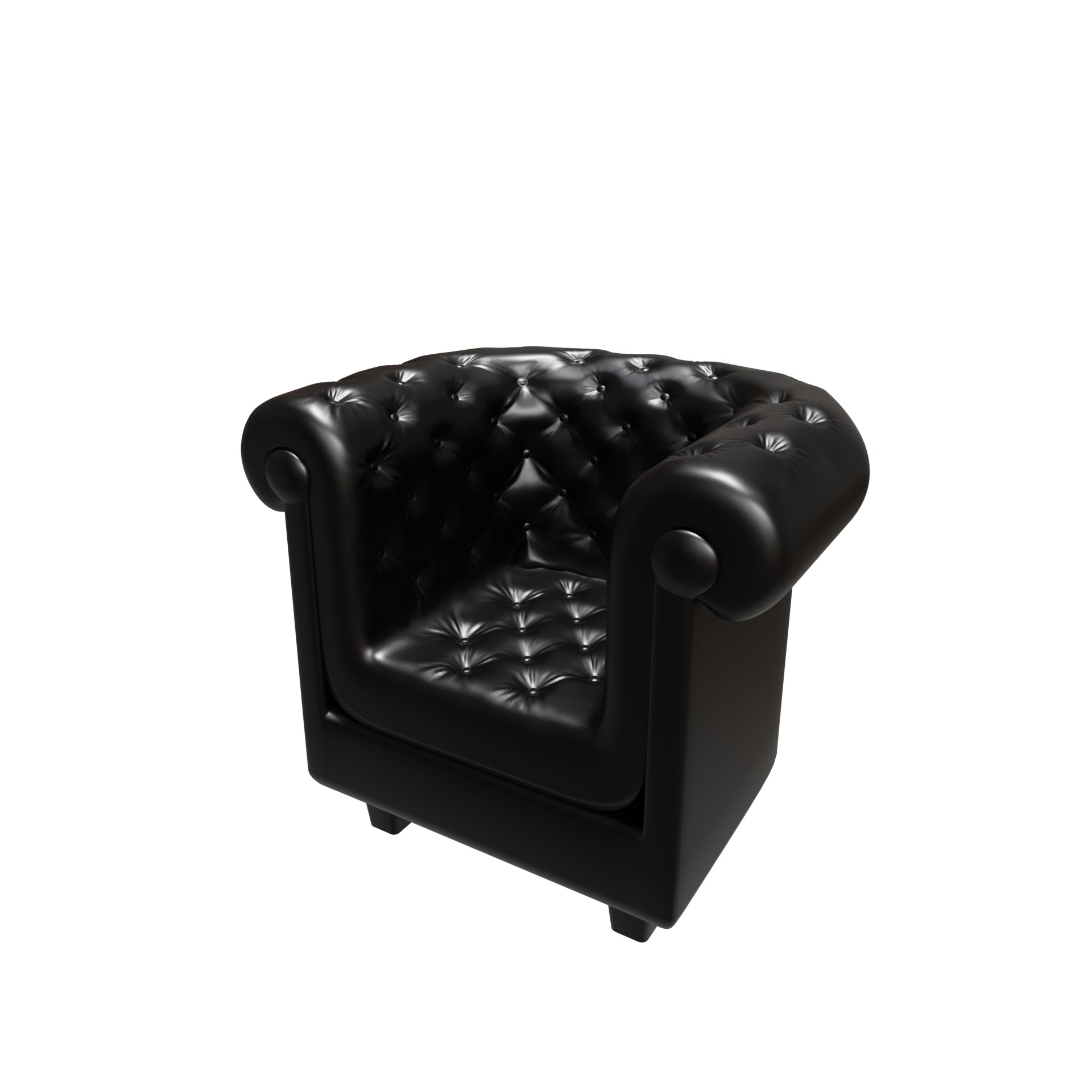 Sofa chair 3D model_3