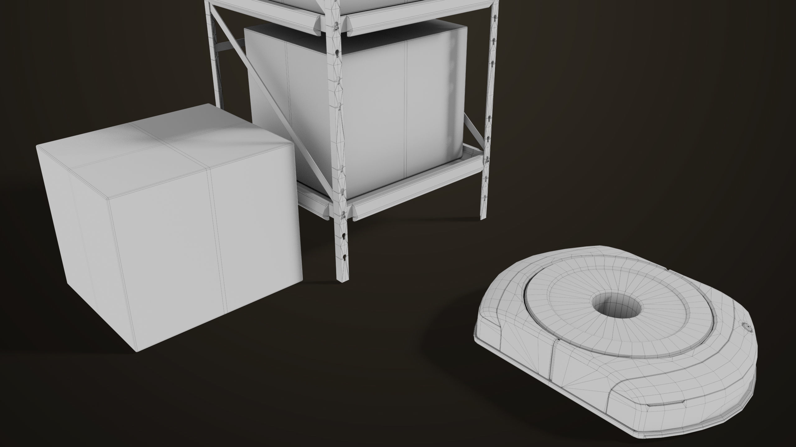 Warehouse Robot Generic All PBR Unity UE Textures Low-poly 3D model_34