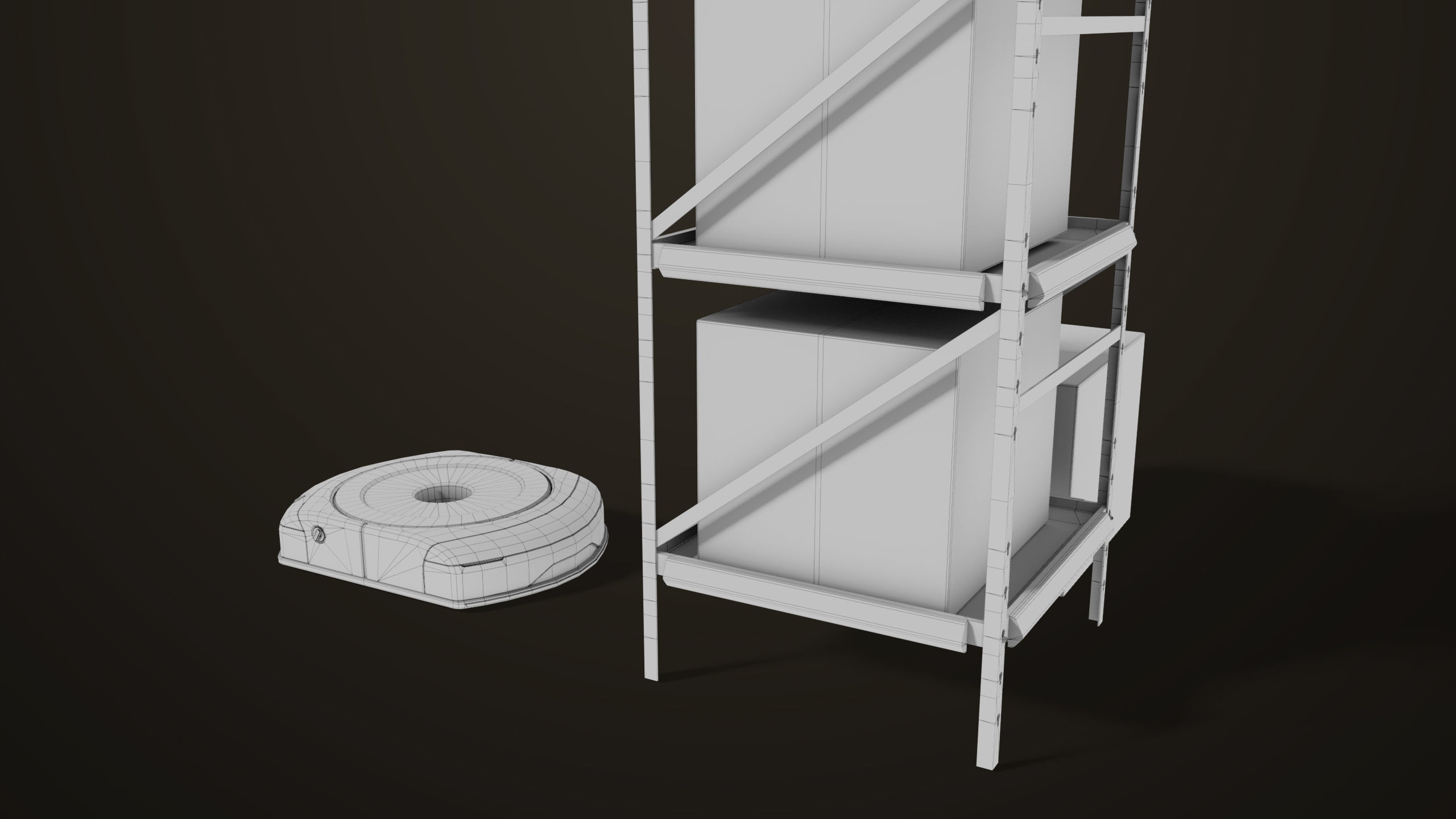 Warehouse Robot Generic All PBR Unity UE Textures Low-poly 3D model_30