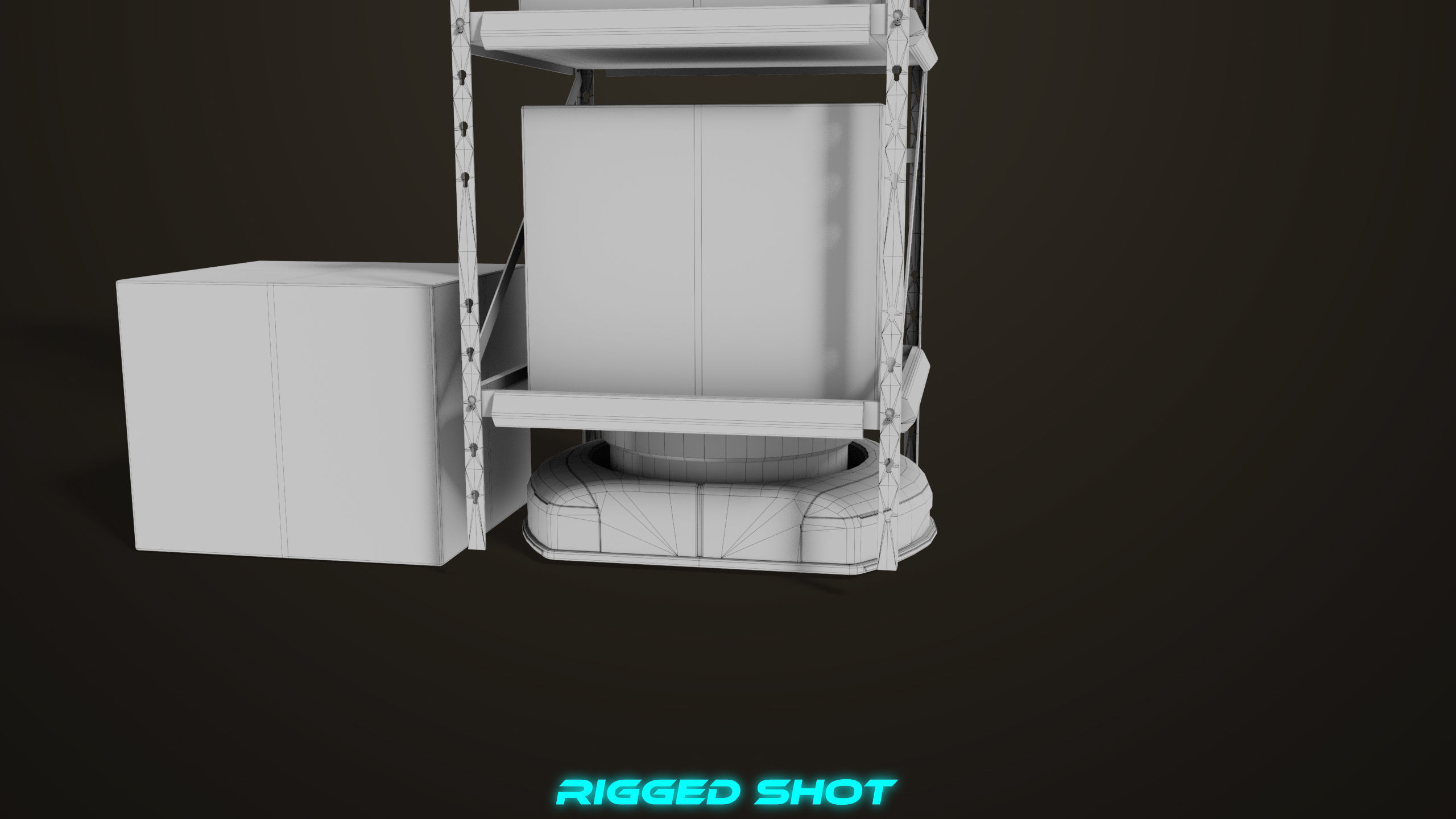 Warehouse Robot Generic All PBR Unity UE Textures Low-poly 3D model_47